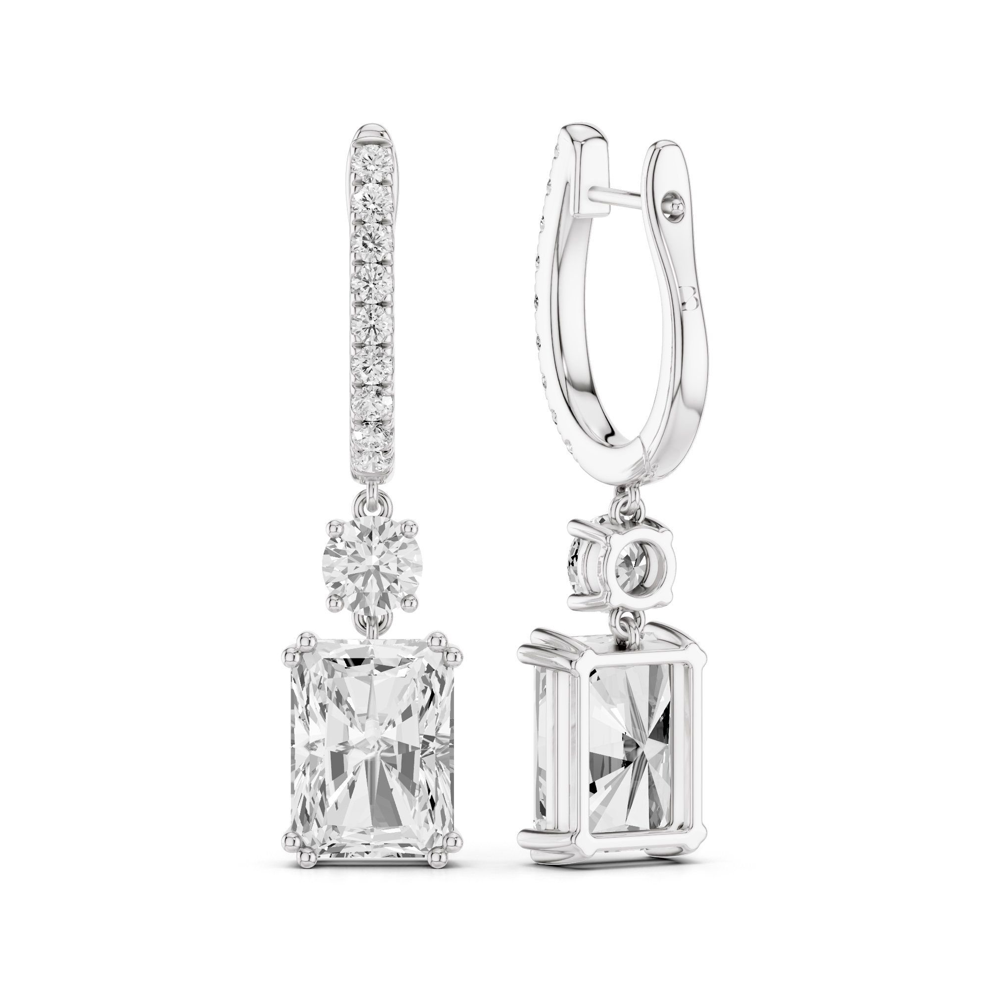 Orlina Lab Grown Diamond Earrings