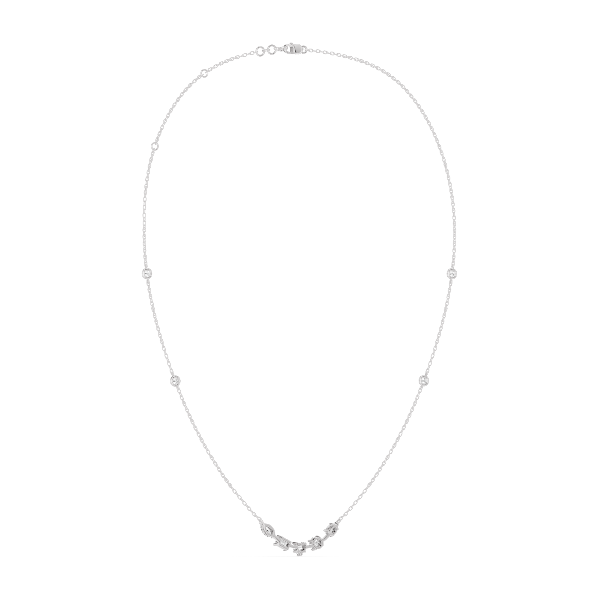 The Asterielle Mosaic Diamond Necklace