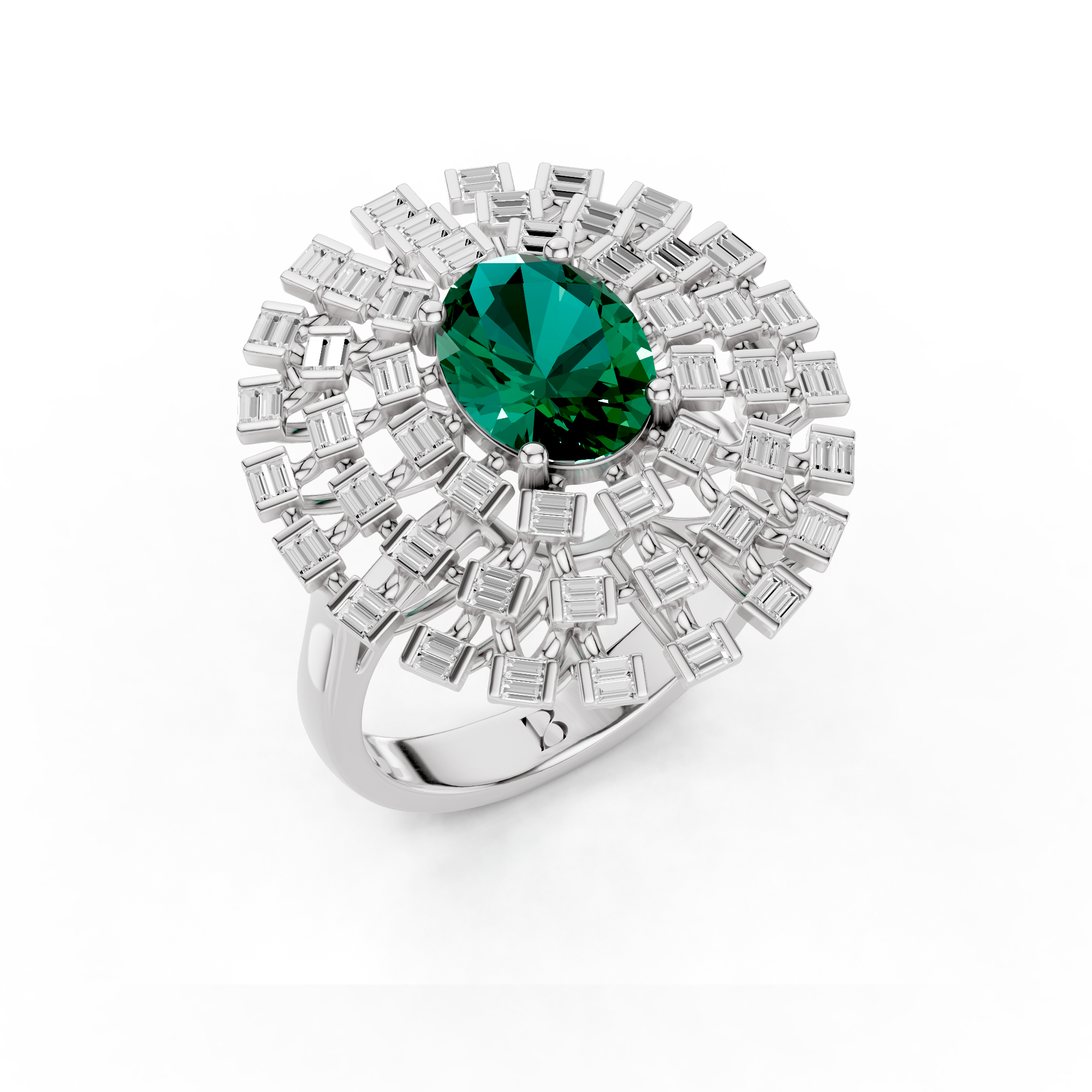 The Valençe Baguette Lab Grown Diamond Ring