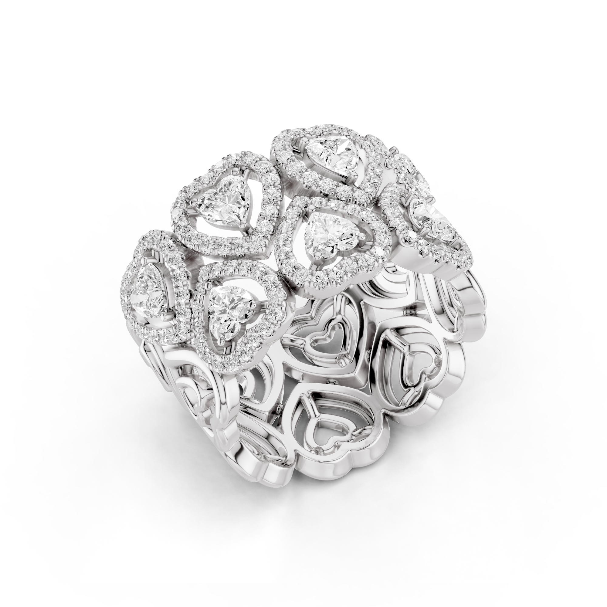 The Amelisse Heart Diamond Ring