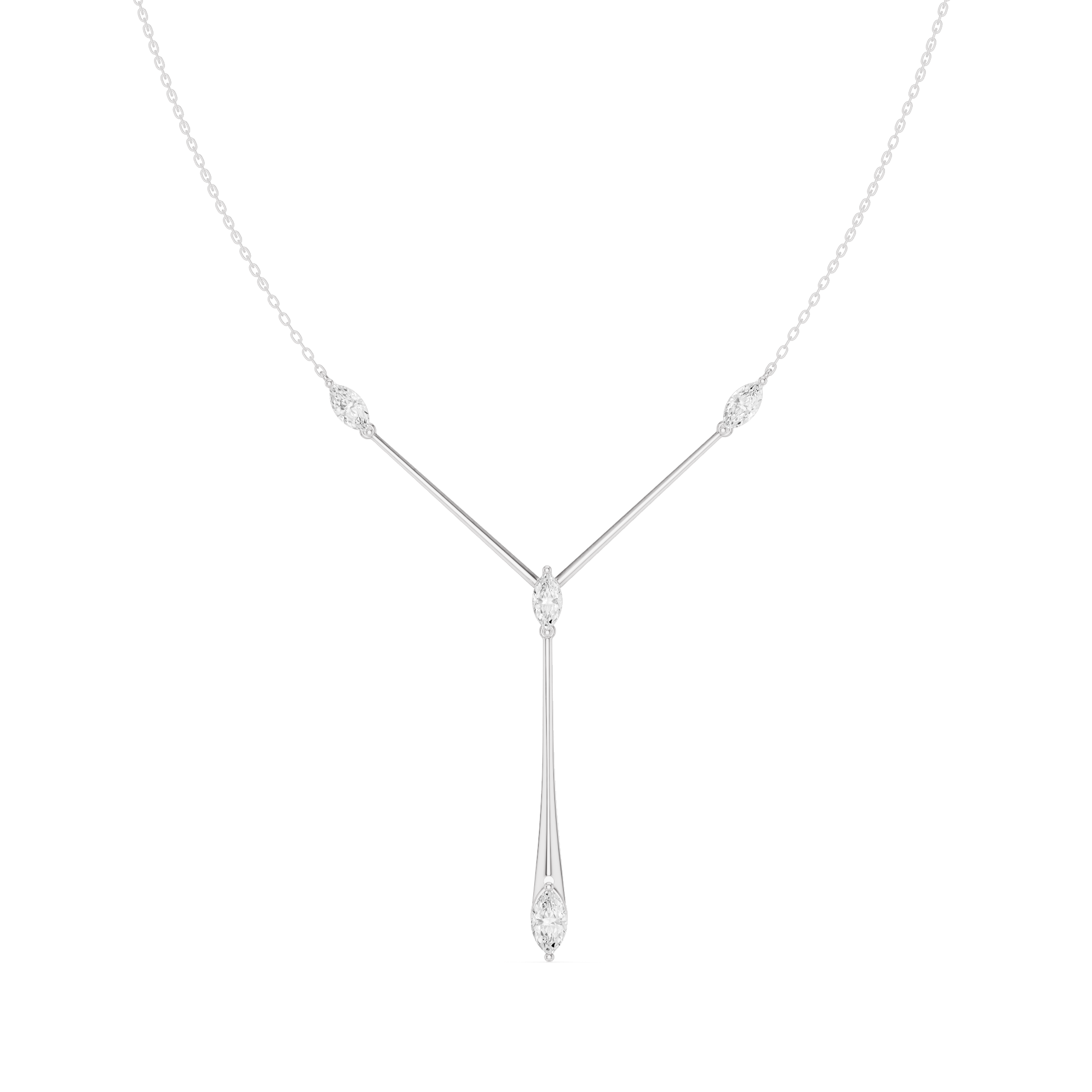 The Zyraelle Marquise Diamond Pendant