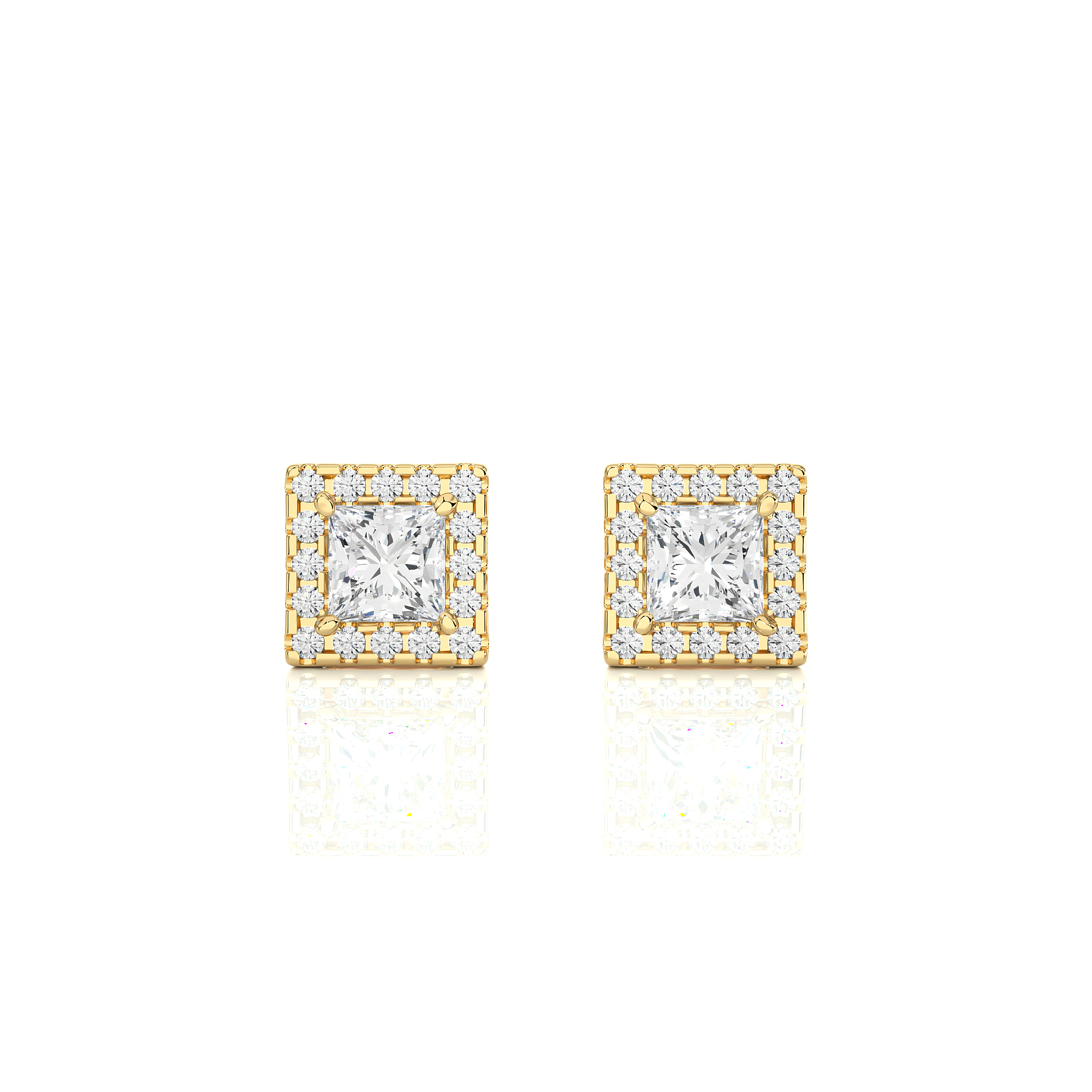 Chic Cluster Princess Earrings