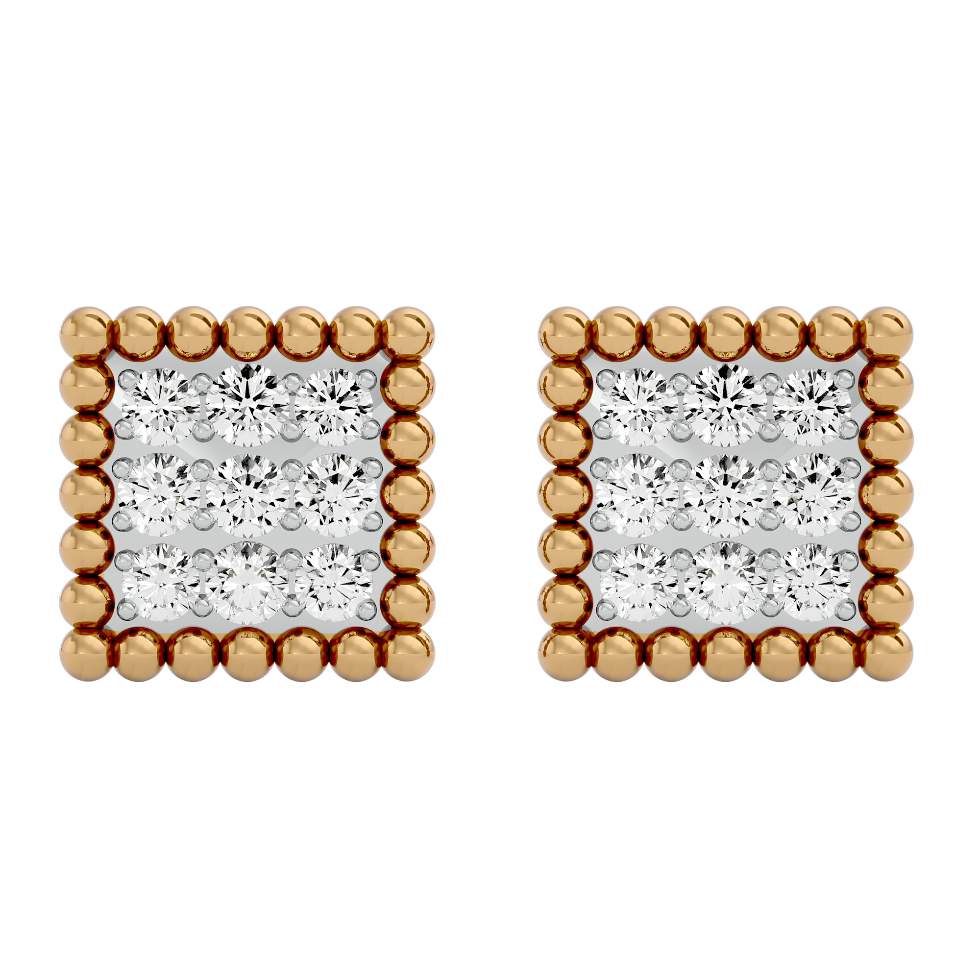 Opulent Bloom Lab Grown Diamond Earrings