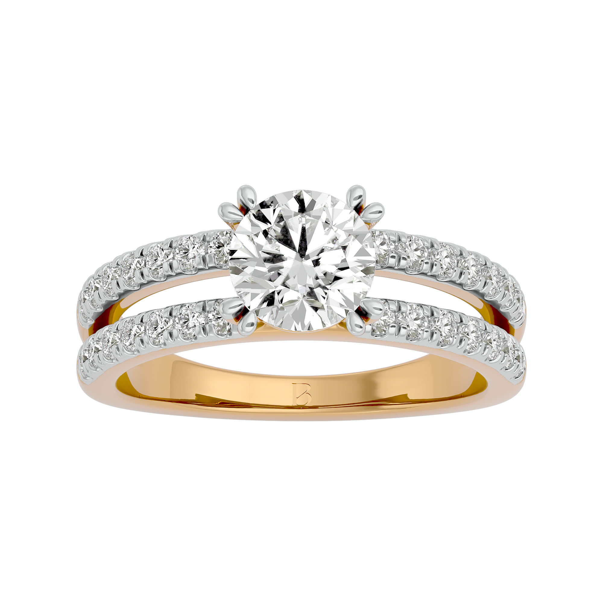 Solitaire Lab Grown Diamond Ring by Blu Diamond
