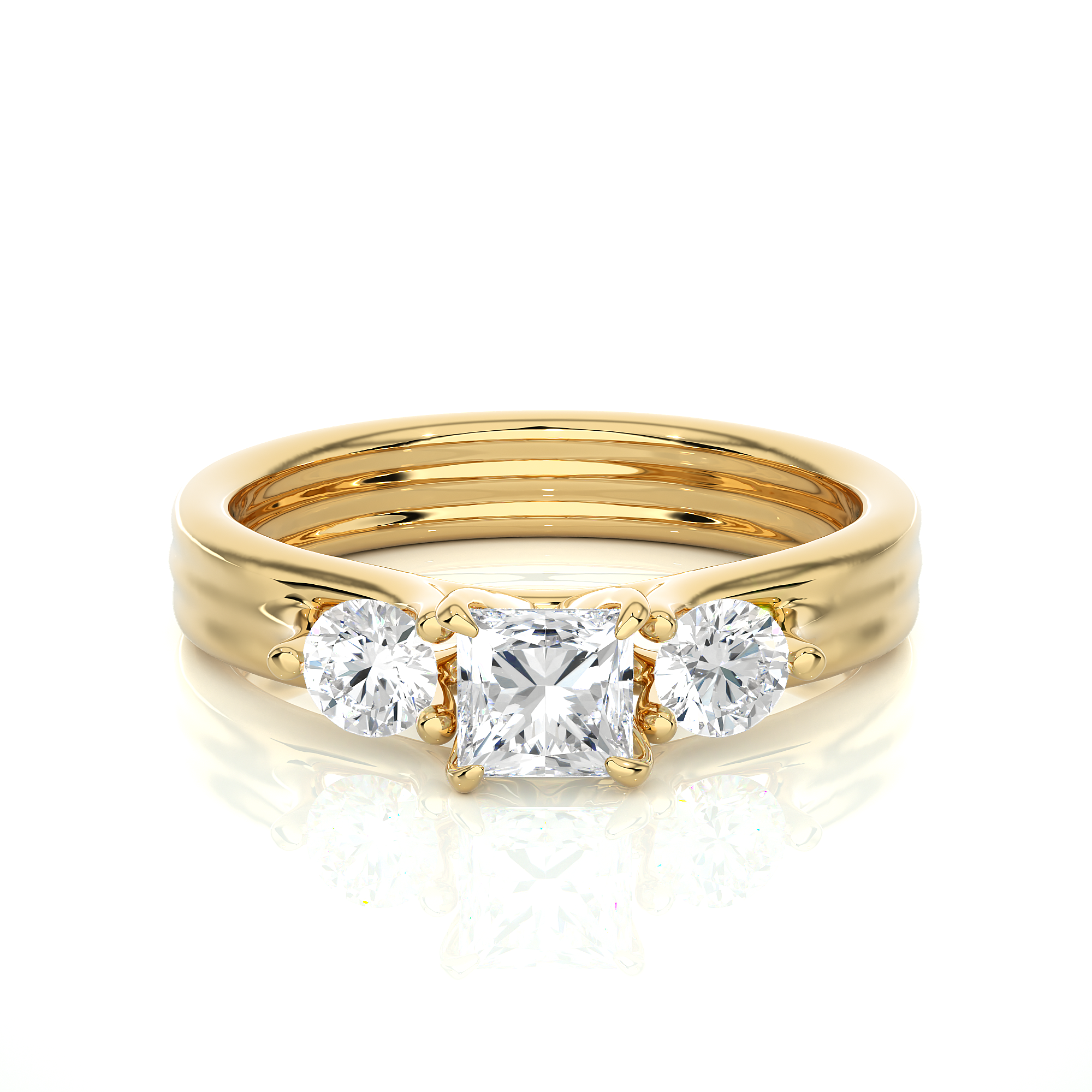 Iceberg Solitaire Lab Grown Diamond Ring