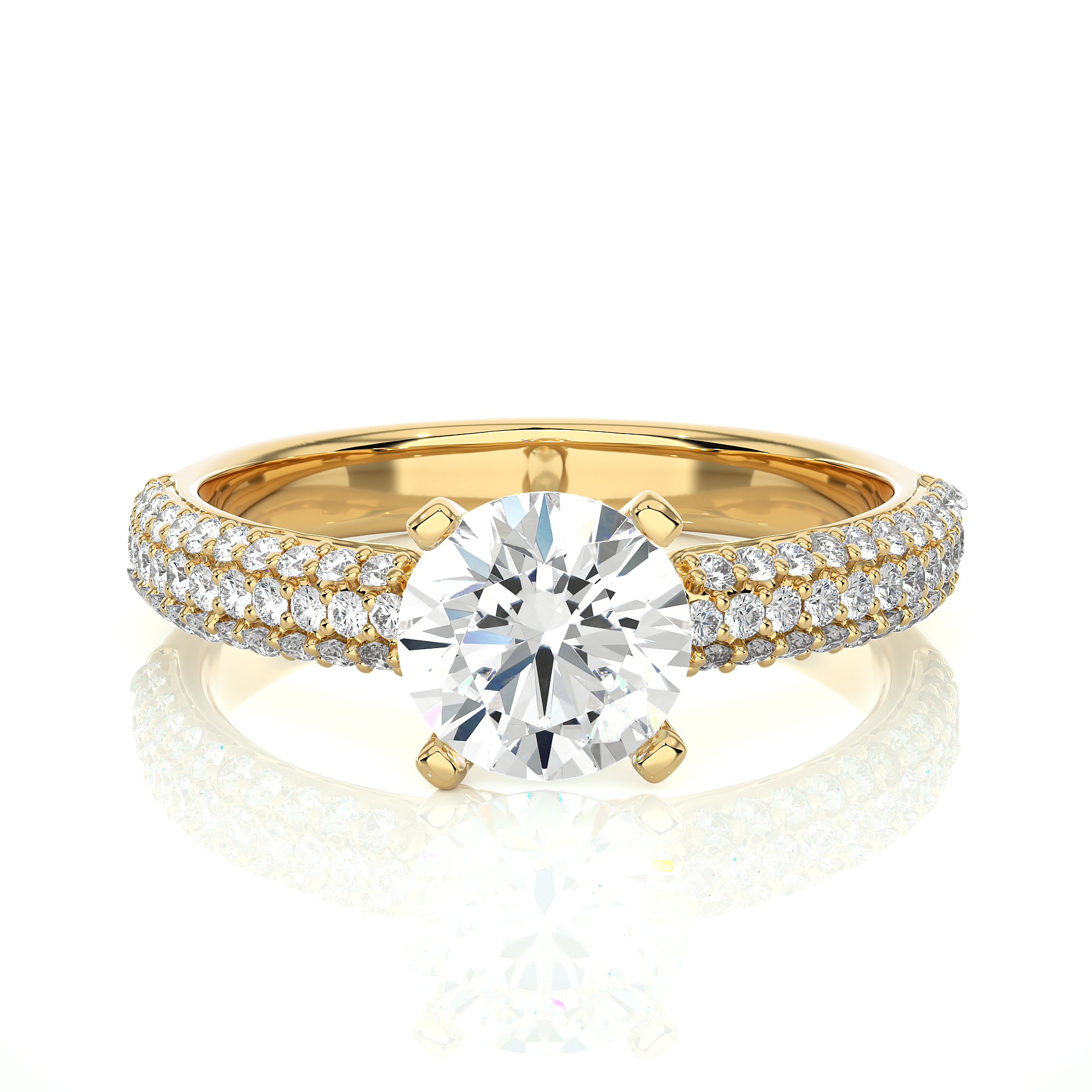 Zephyr Solitaire Lab Grown Diamond Ring