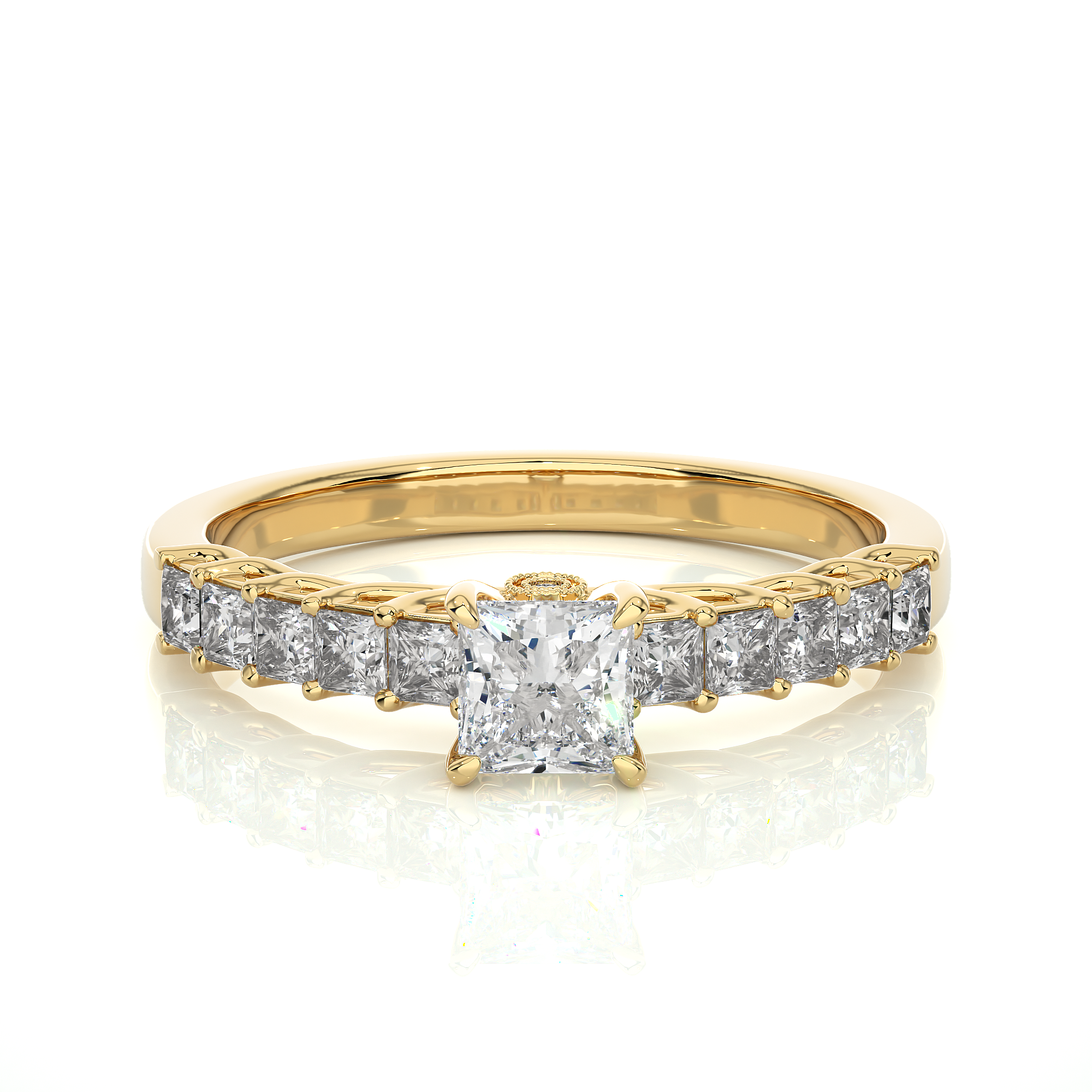 Regio Solitaire Lab Grown Diamond Ring
