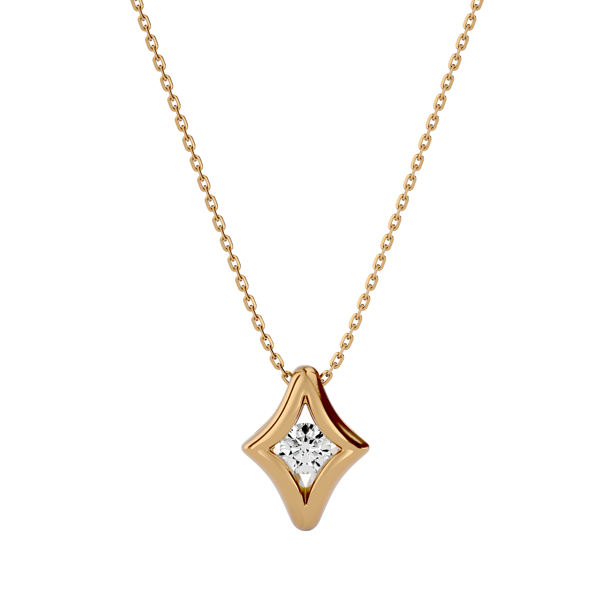 Regal Radiant Lab Grown Diamond Pendant