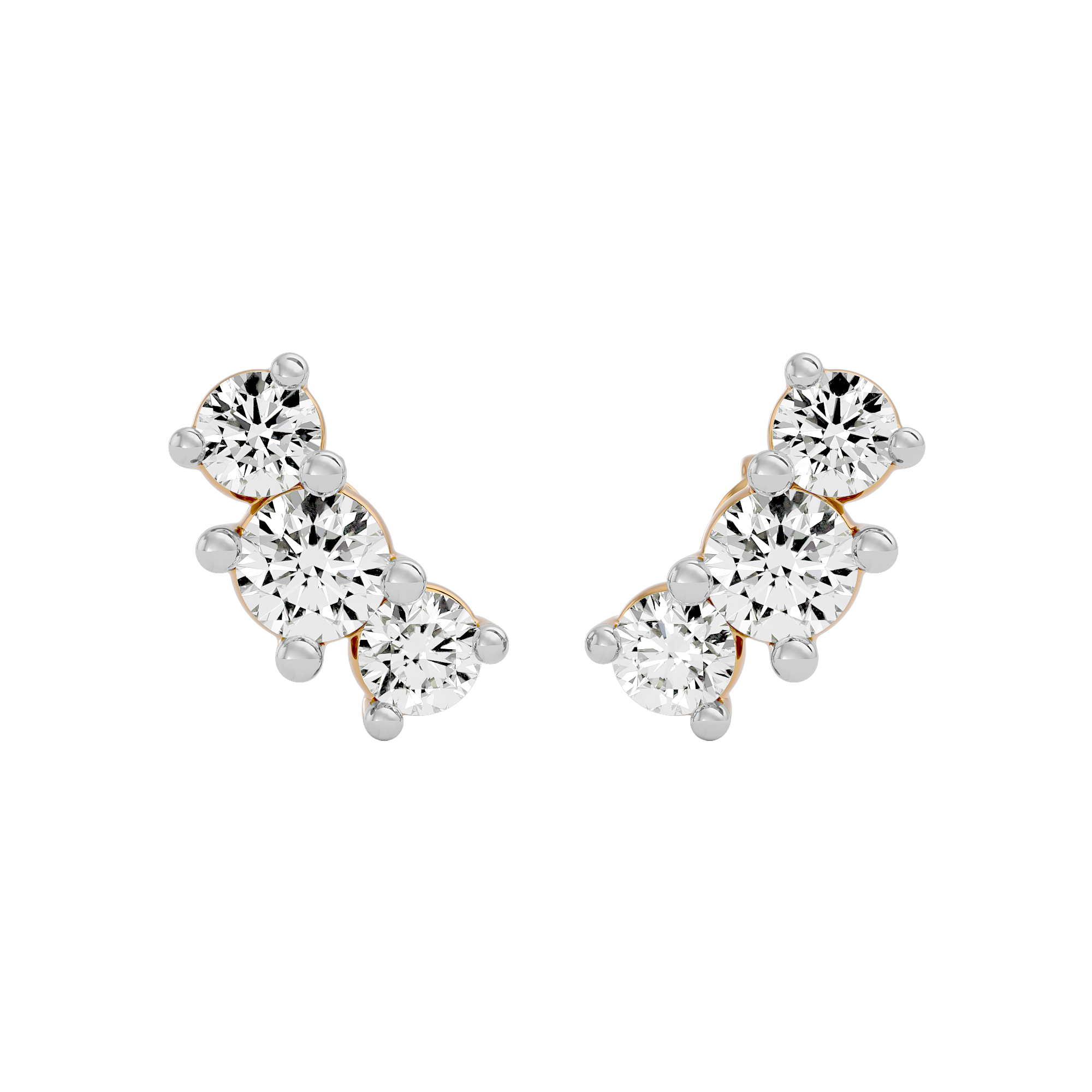 Eternal Radiance Solitaire Lab Grown Diamond Earrings