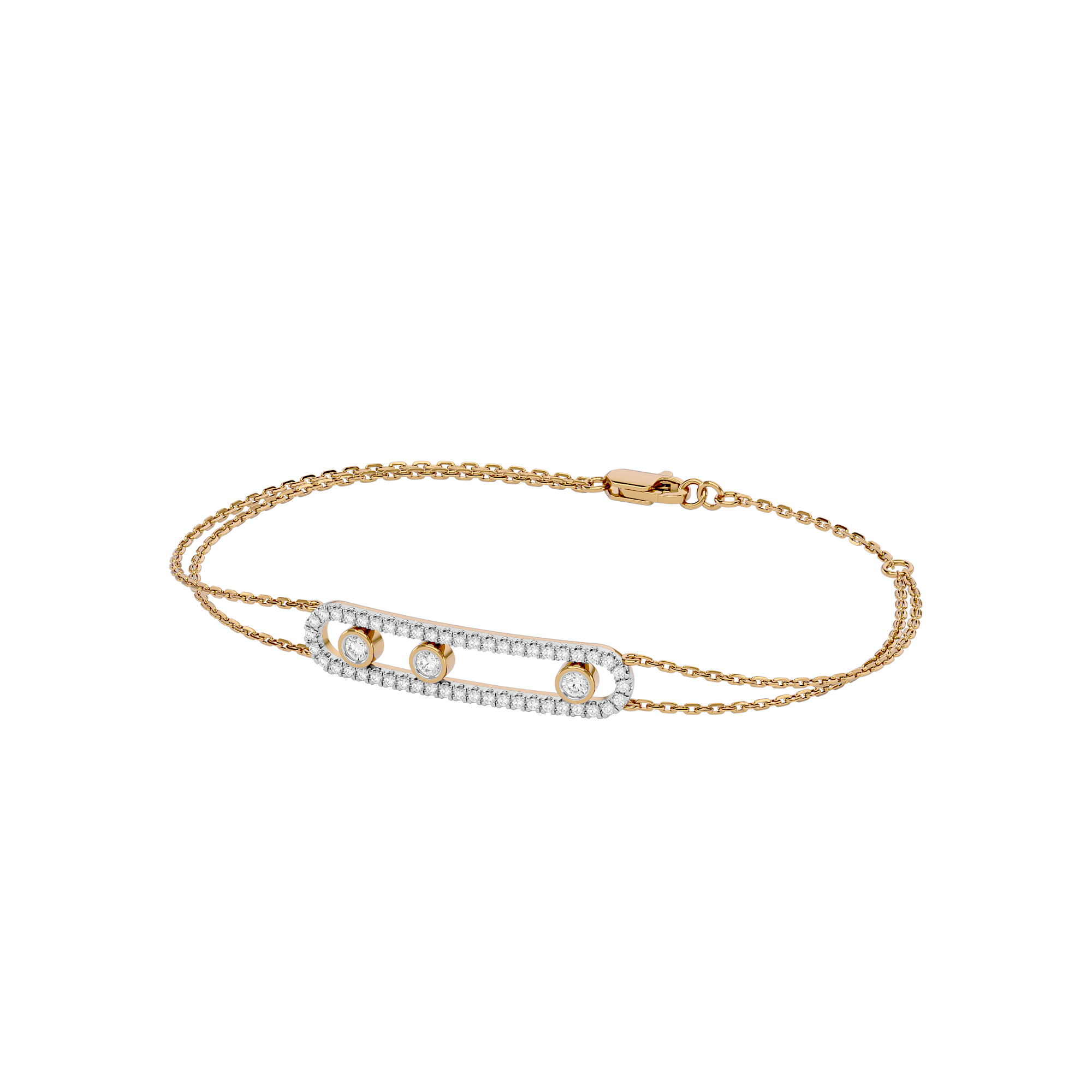 Opulent Allure Lab Grown Diamond Bracelet