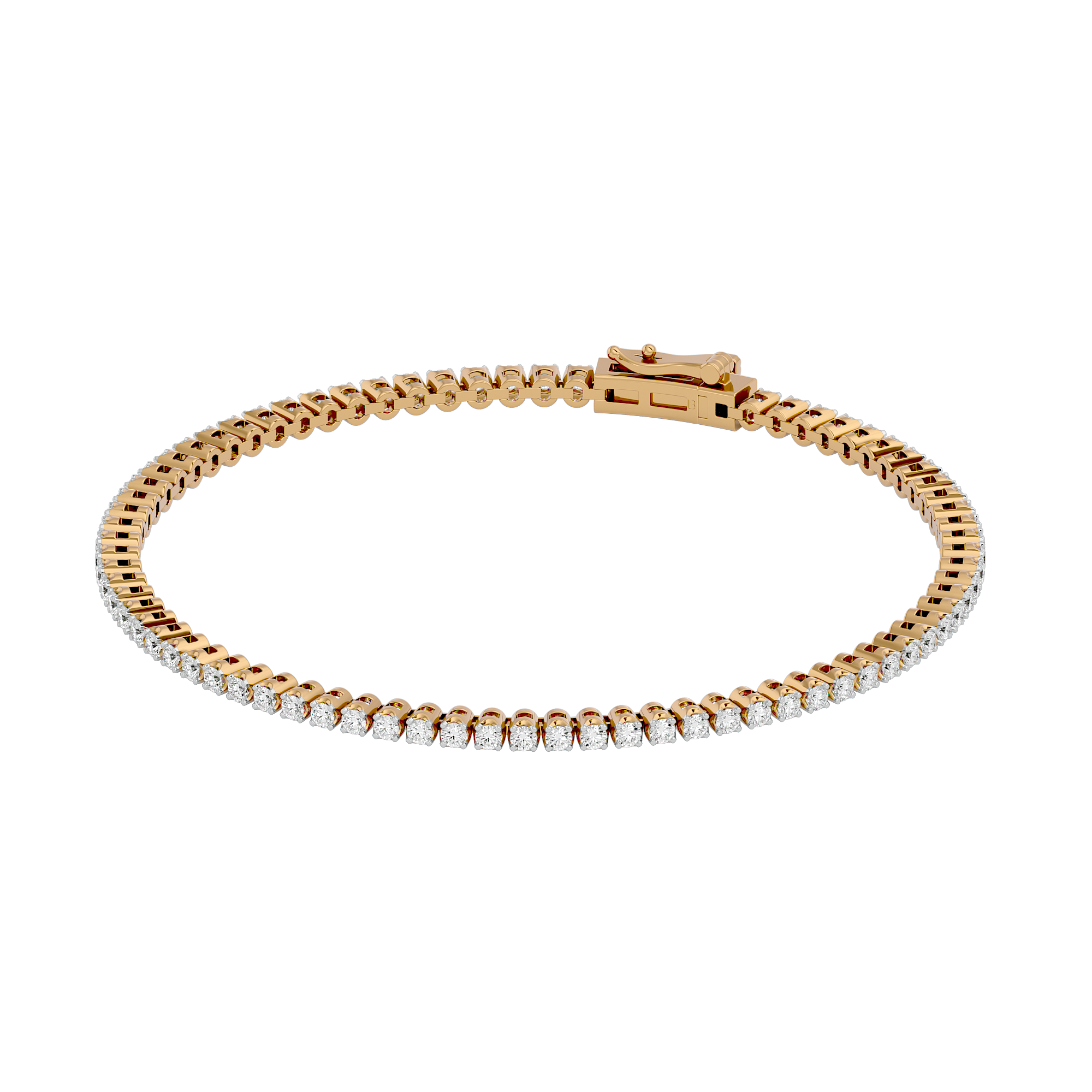 Celestial Harmony Tennis Lab Grown Diamond Bracelet