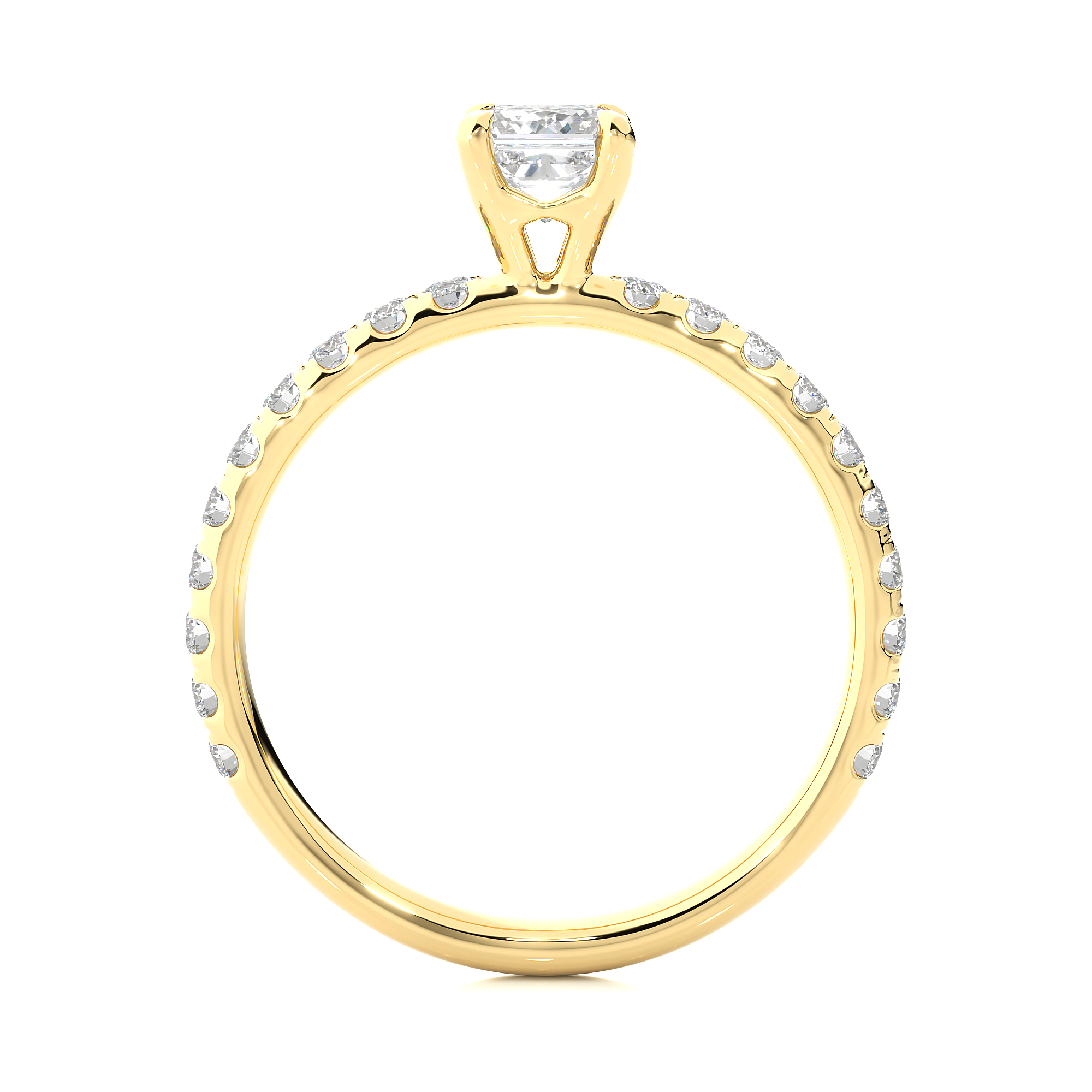 1.01Ct Solitaire Diamond Round Cut Ring - Blu Diamonds