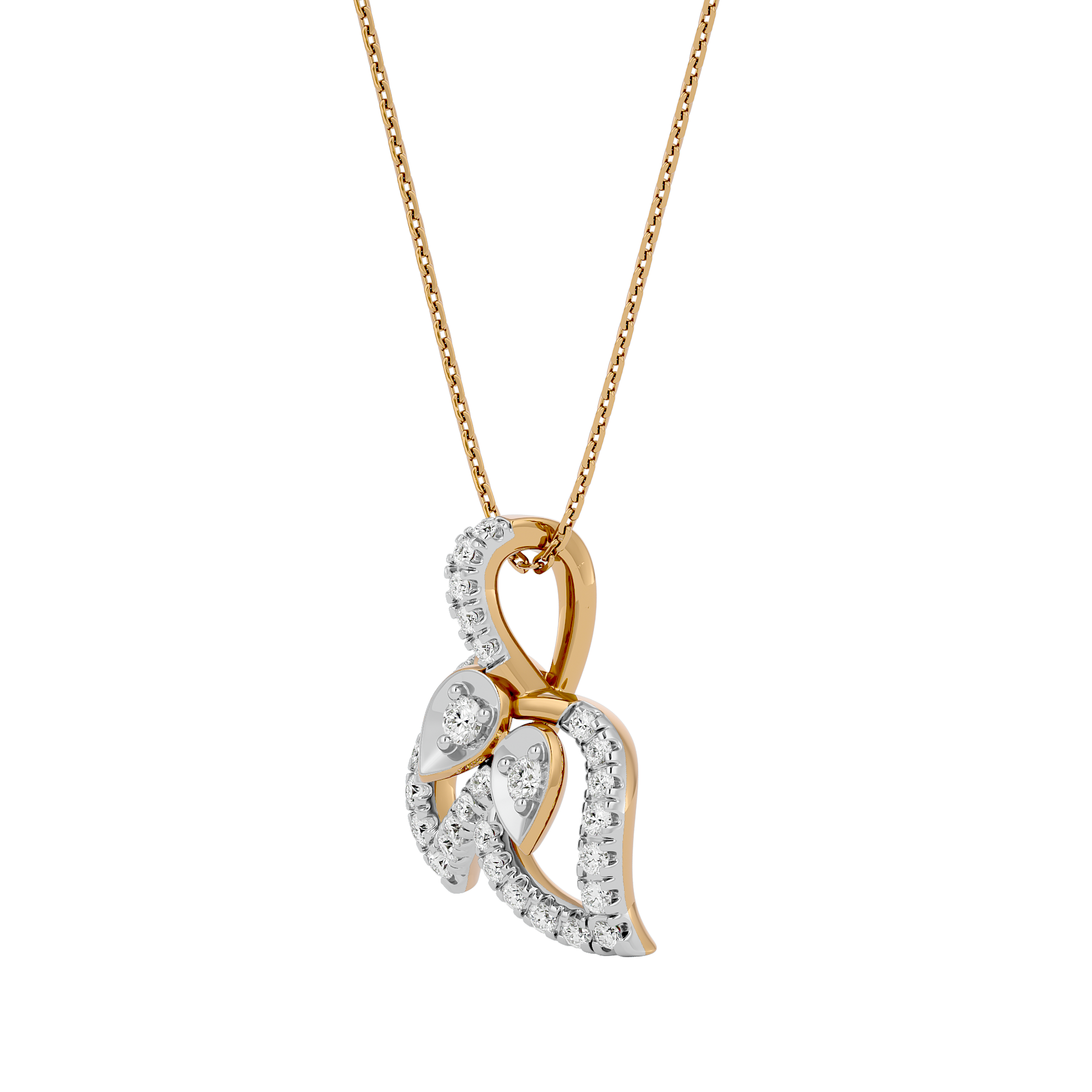 Seraphic Sparkle Lab Grown Diamond Pendant