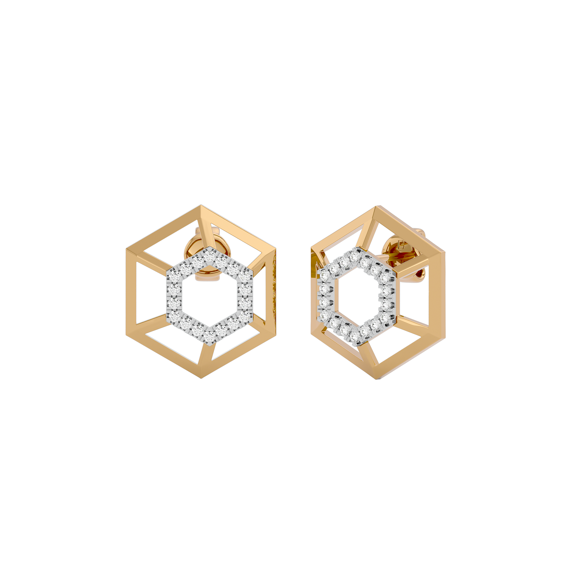 Regal Gleam Lab Grown Diamond Earrings