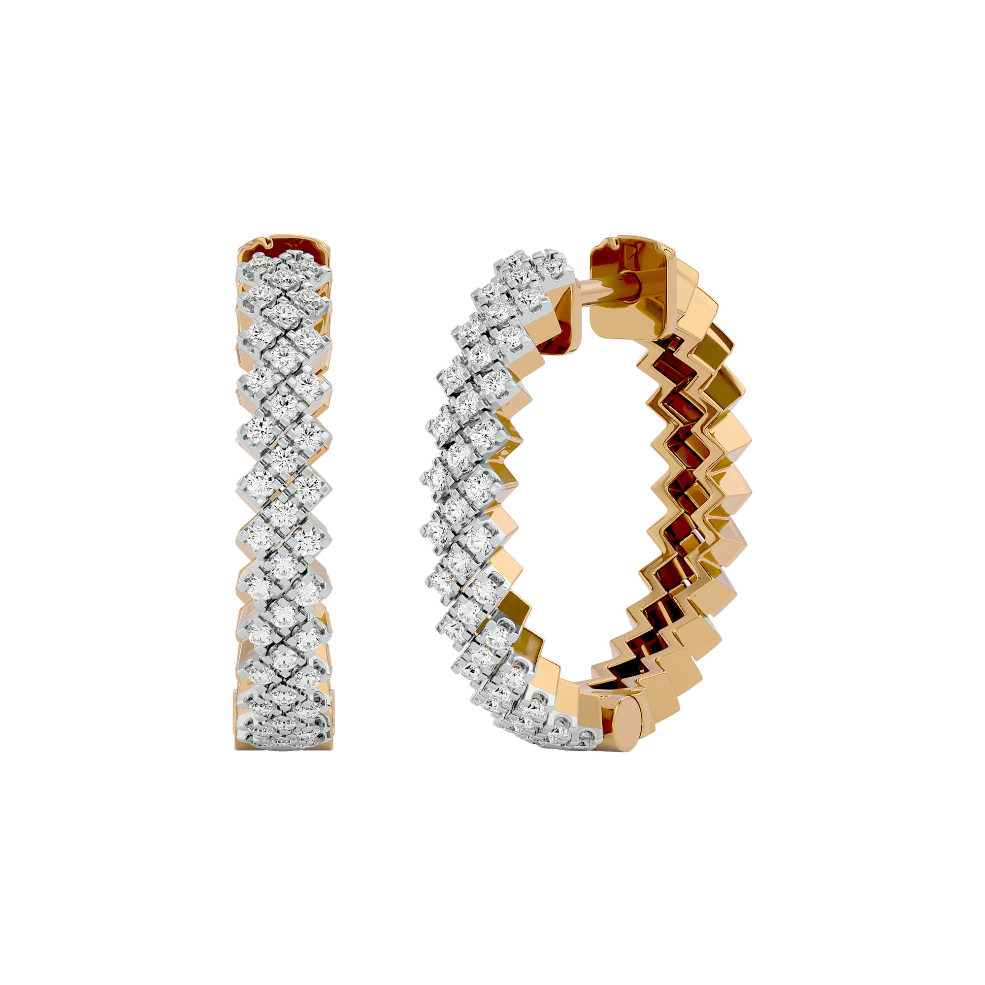 Cosmic Shimmer Lab Grown Diamond Hoops