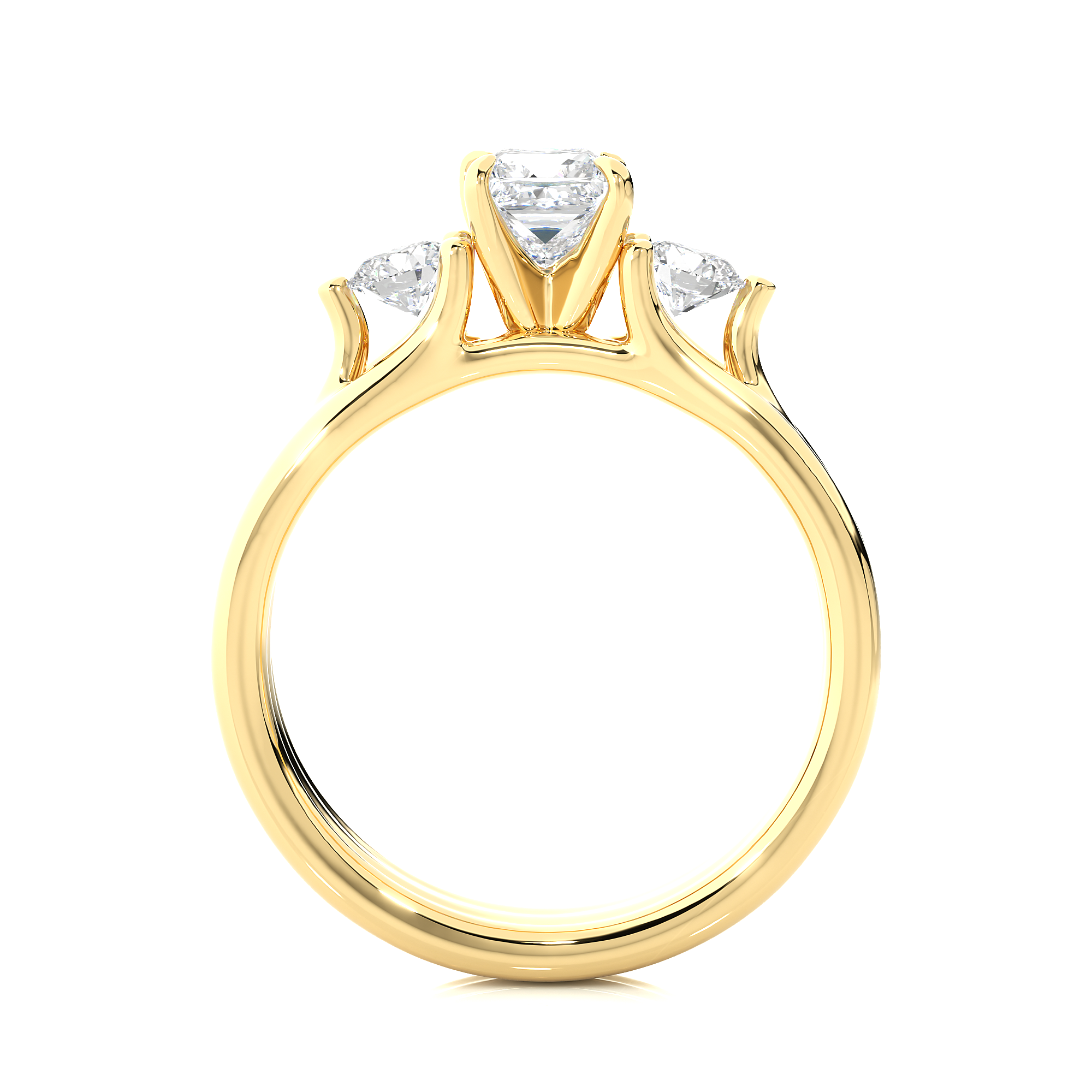Iceberg Solitaire Lab Grown Diamond Ring