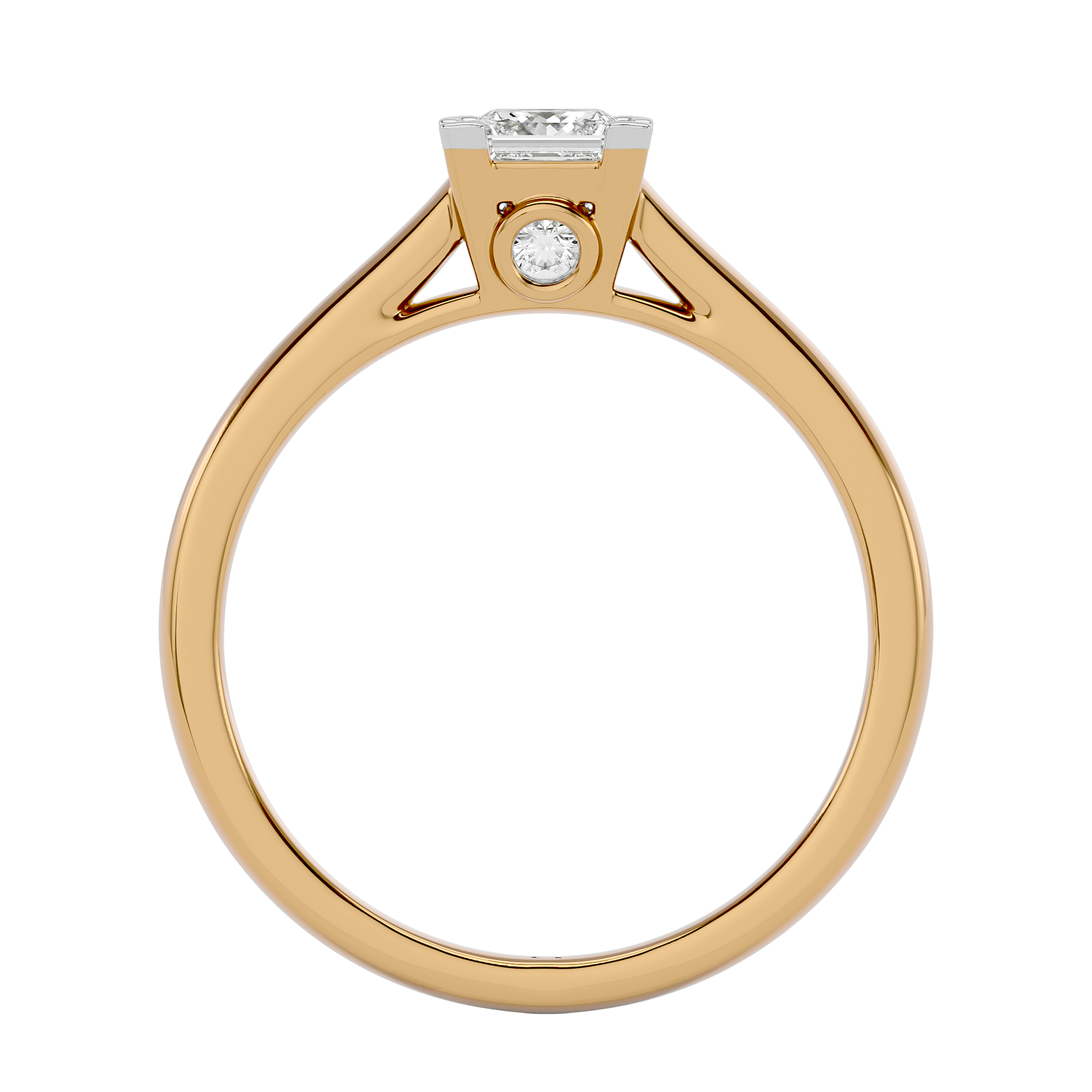 Infinity For Life Solitaire Lab Grown Diamond Ring - Yellow Gold