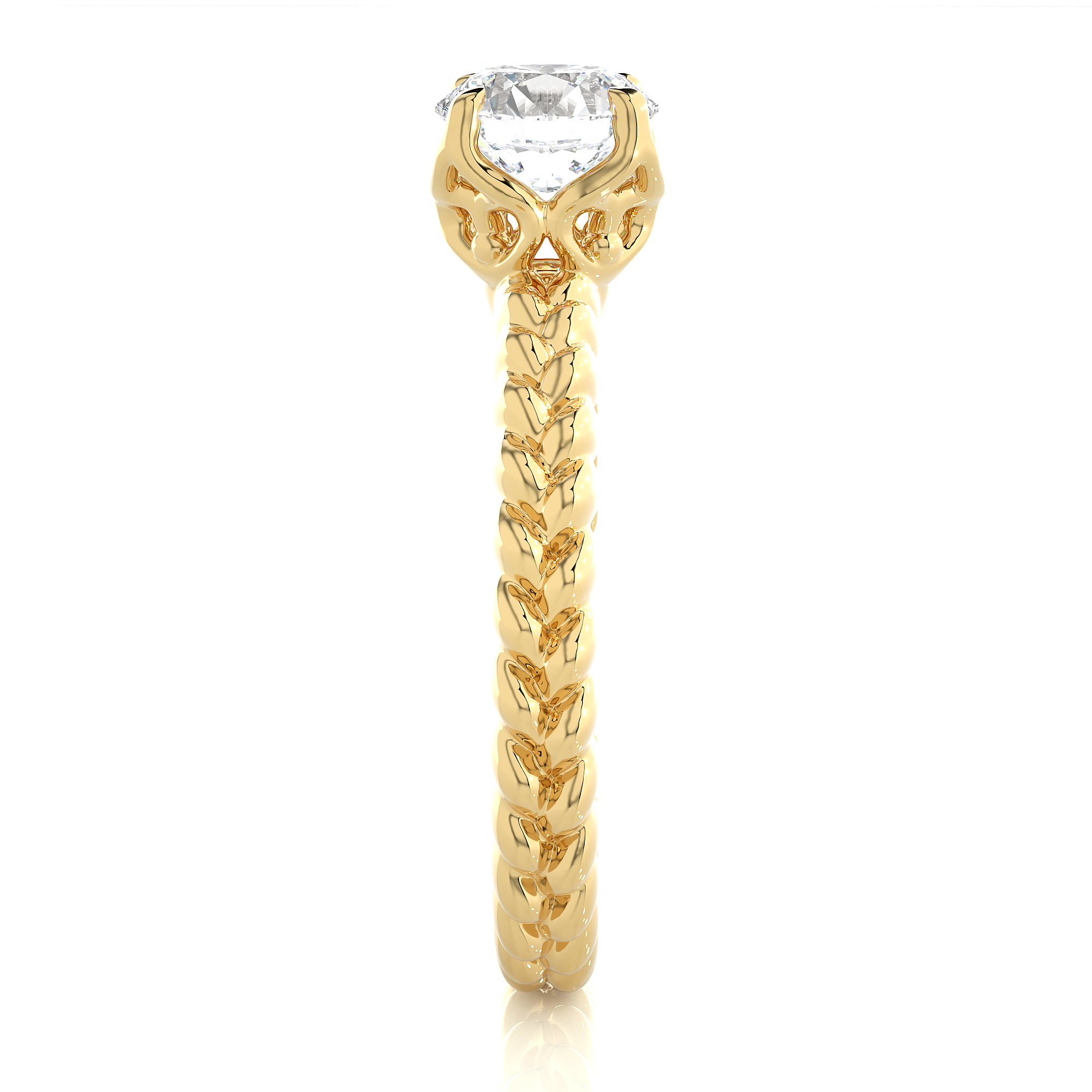 Love Me Knot Solitaire Lab Grown Diamond Ring