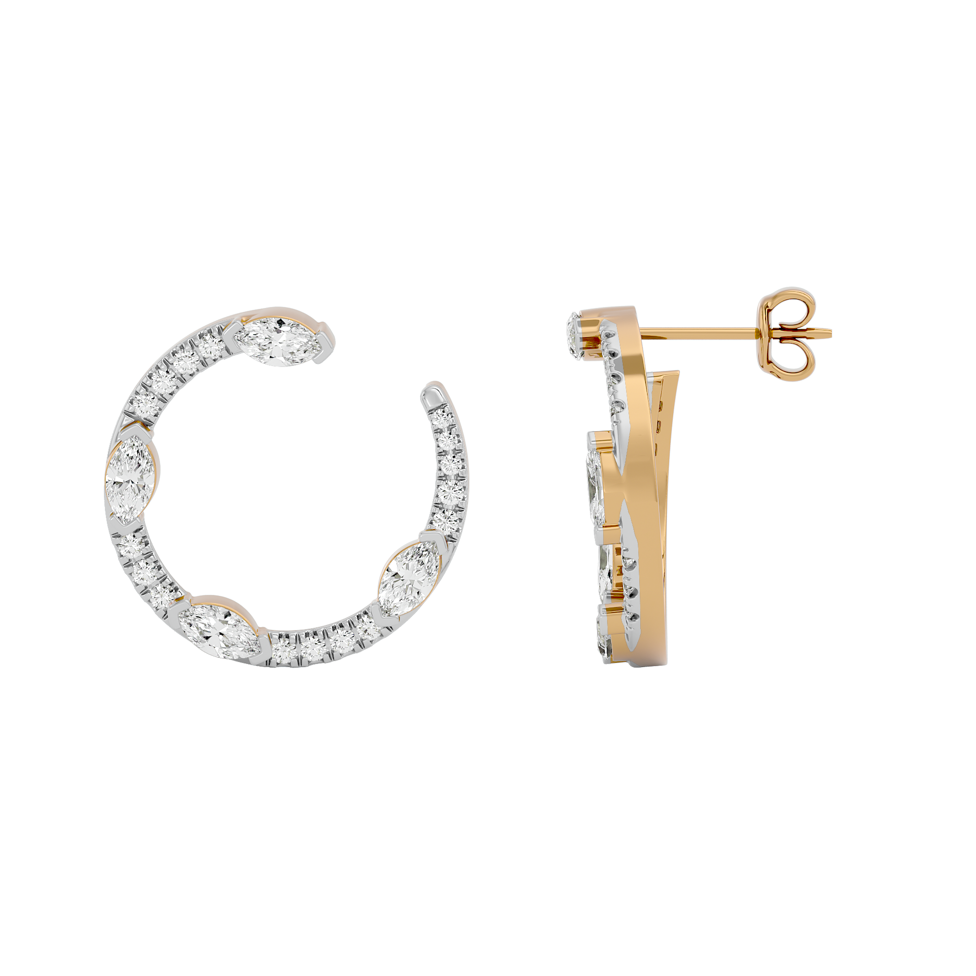 Luxe Marquise Lab Grown Diamond Earrings