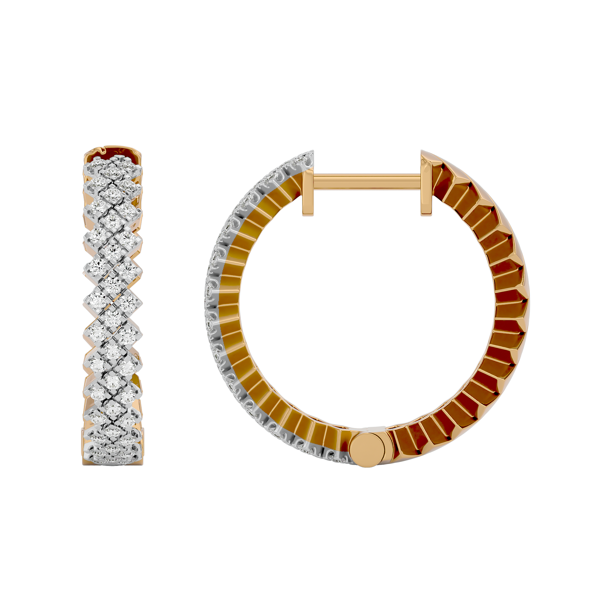 Cosmic Shimmer Lab Grown Diamond Hoops