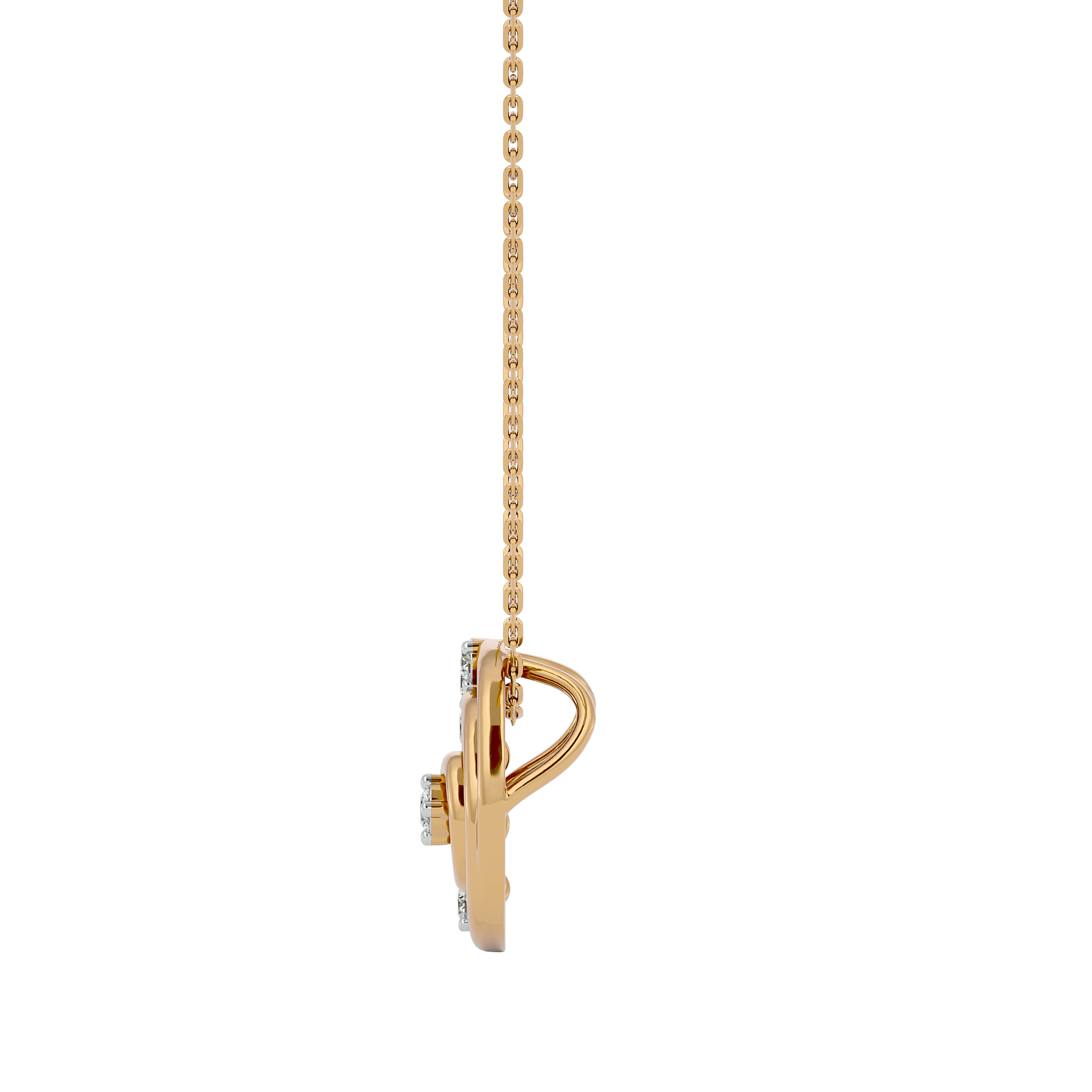 Perla Brillante Charm Lab Grown Diamond Pendant