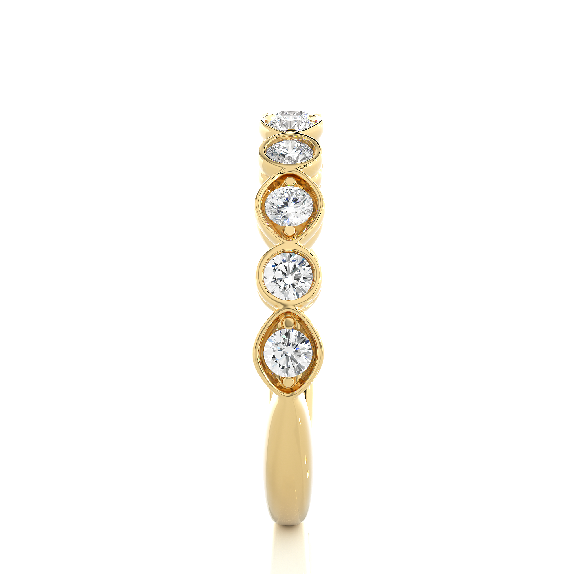 Symphony of Hearts Solitaire Lab Grown Diamond Ring