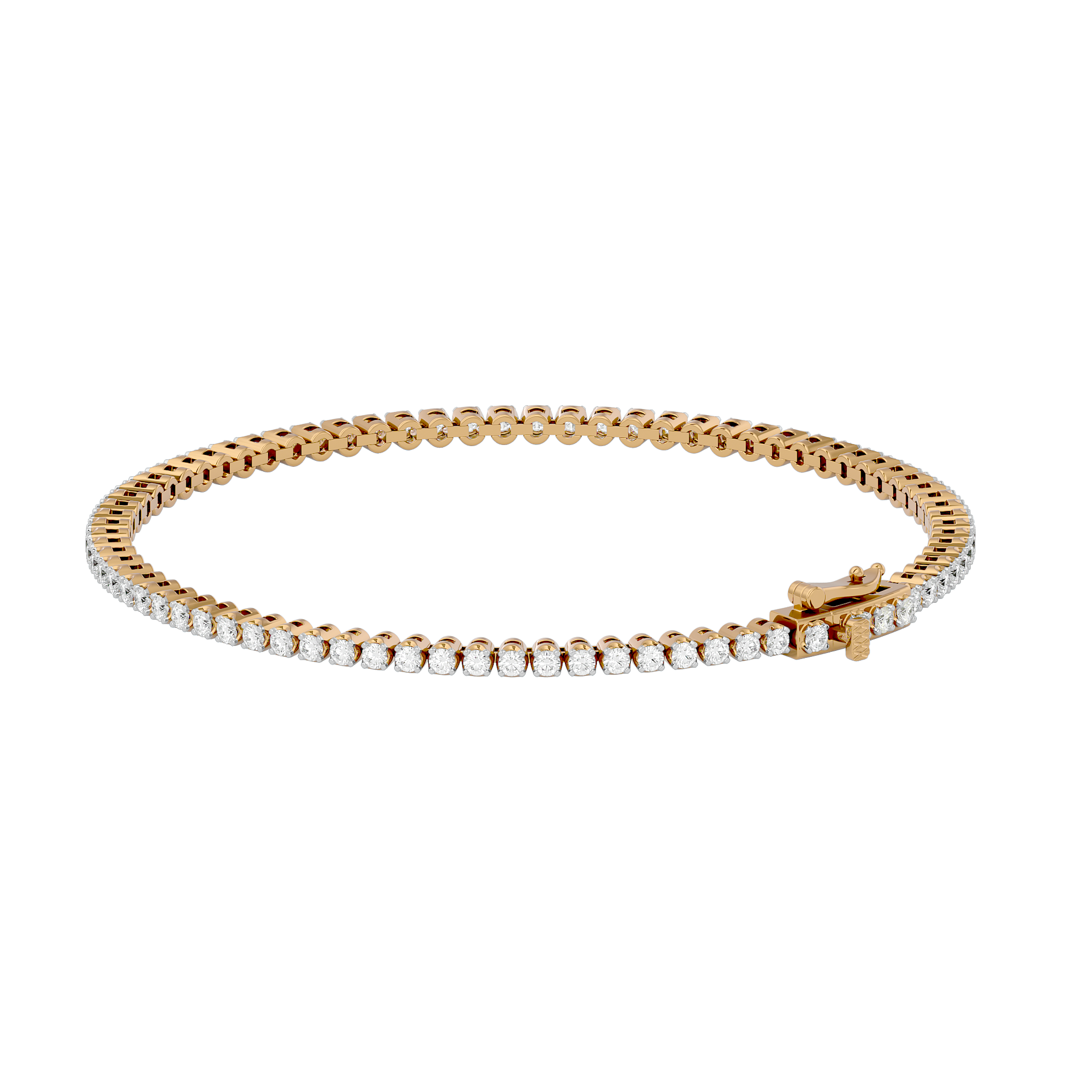 Celestial Harmony Tennis Lab Grown Diamond Bracelet
