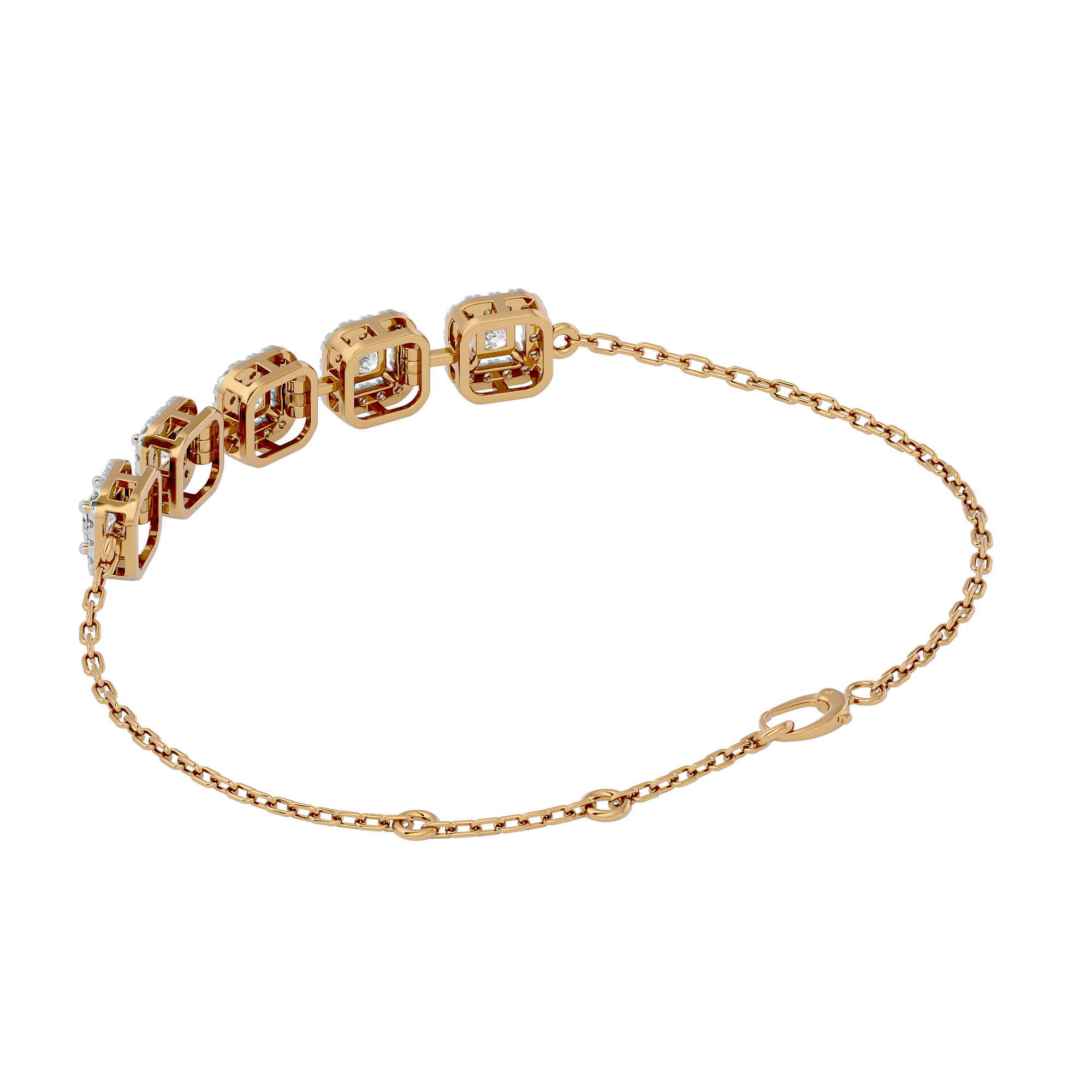 Regal Quintet Lab Grown Diamond Bracelet