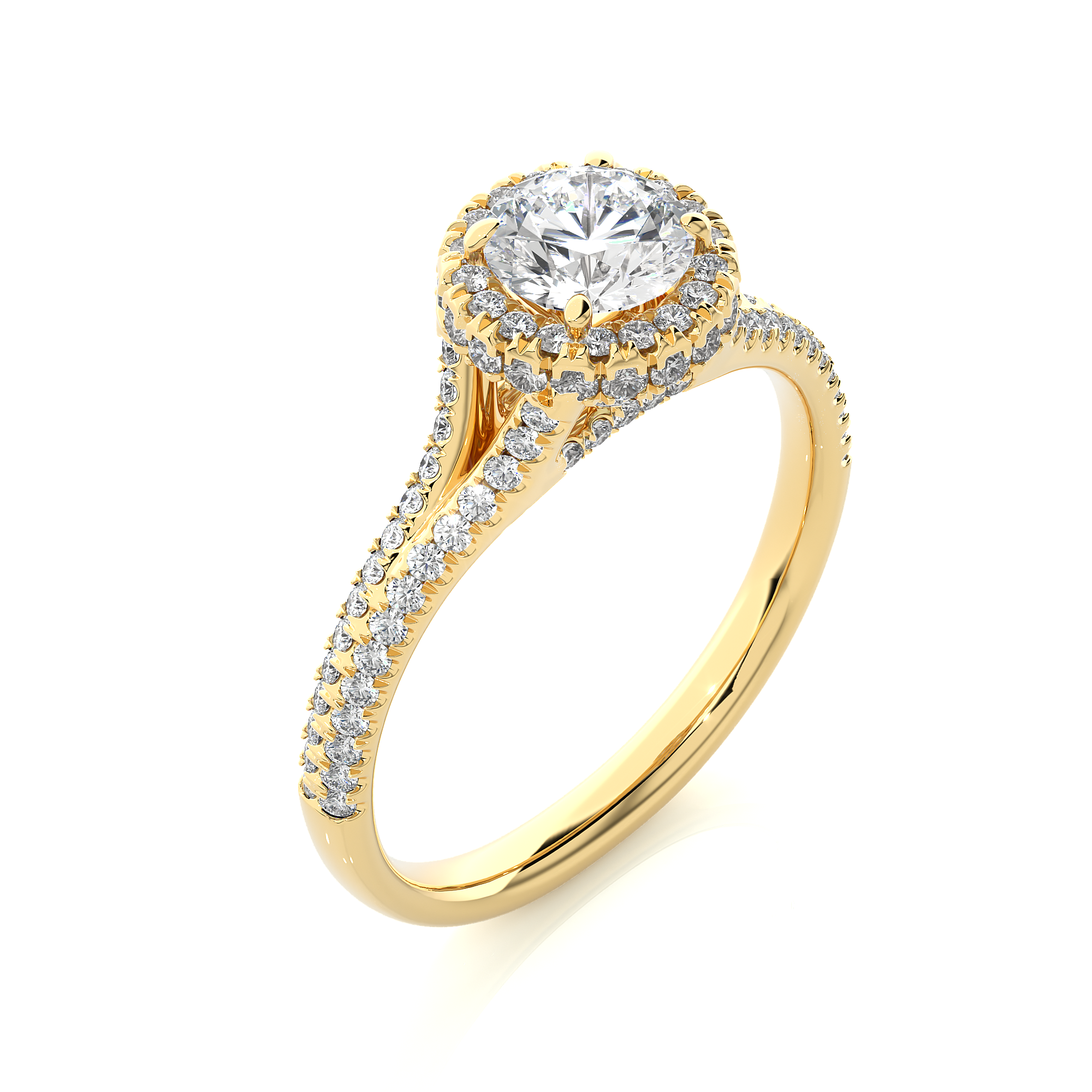 Saffira Solitaire Lab Grown Diamond Ring