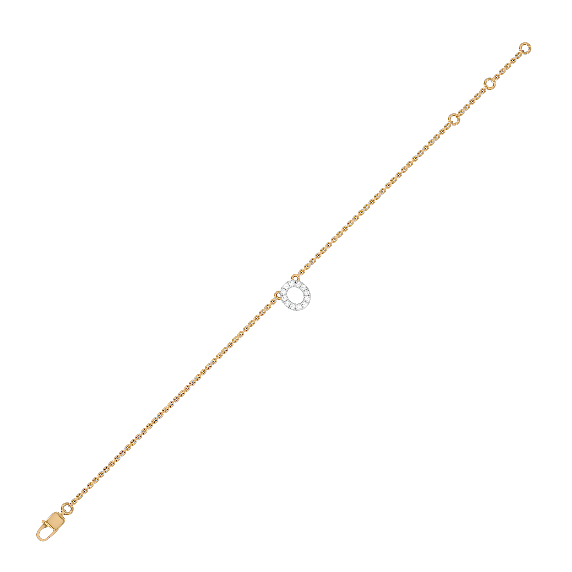 Circle of Elegance Chain Lab Grown Diamond Bracelet