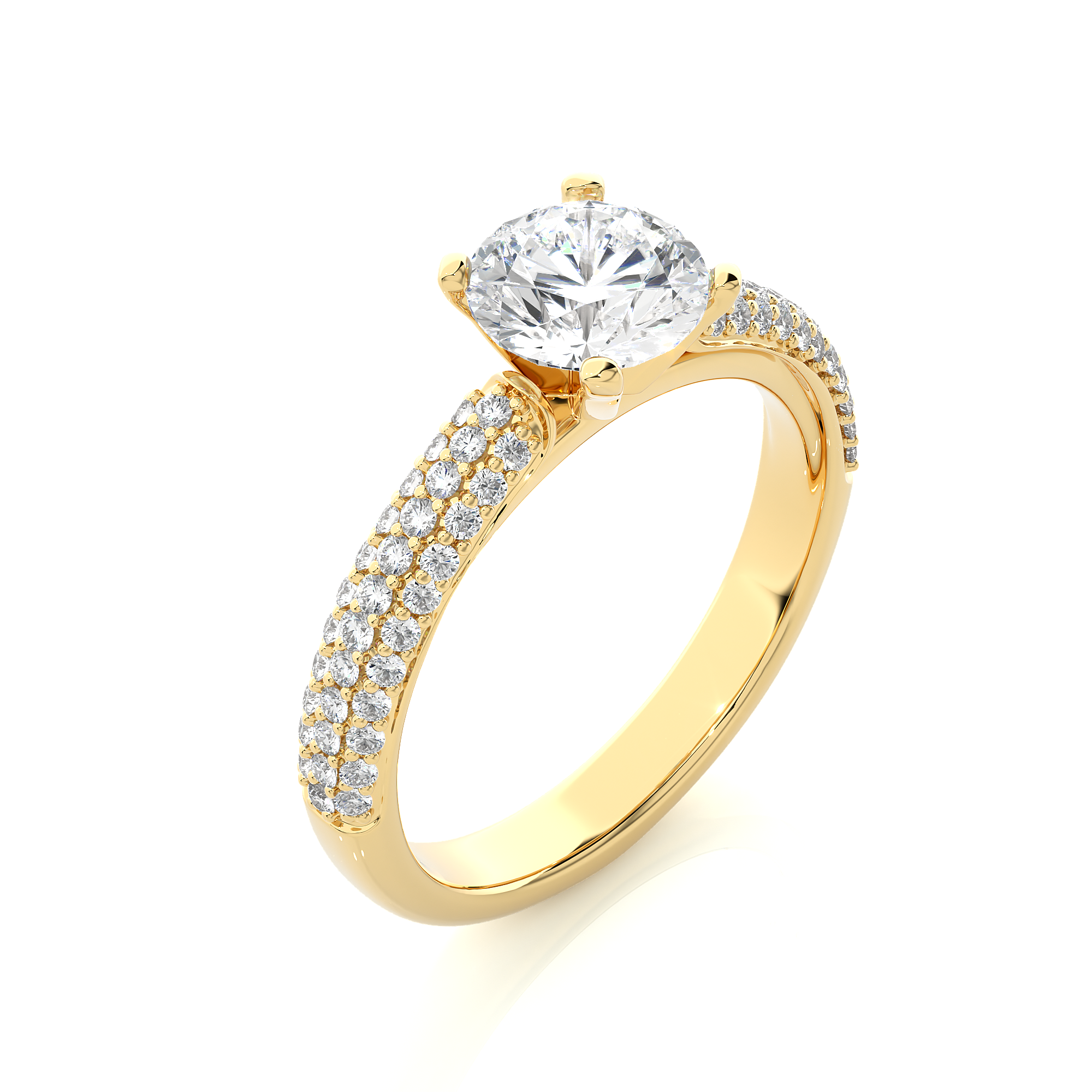 Zephyr Solitaire Lab Grown Diamond Ring