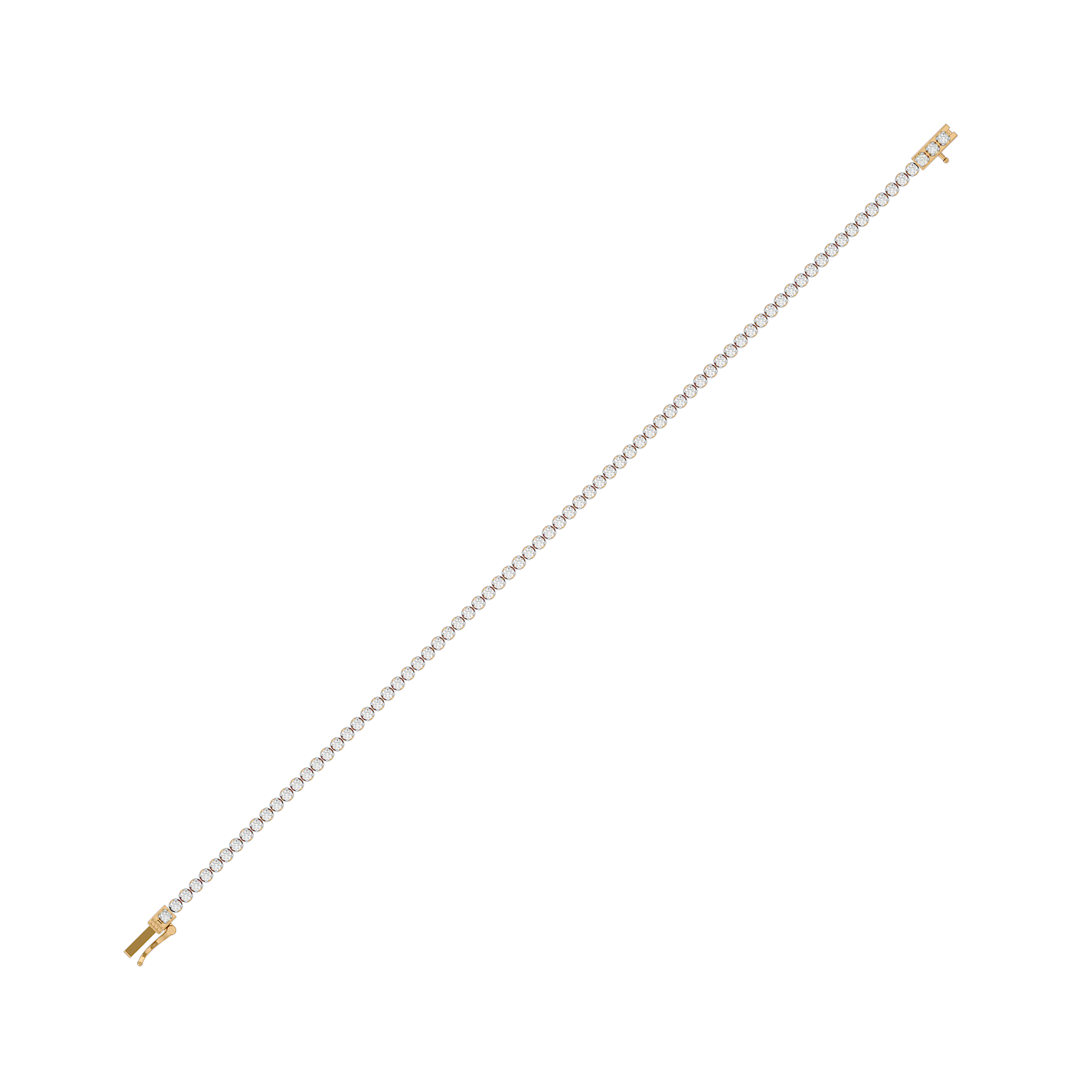 Celestial Harmony Tennis Lab Grown Diamond Bracelet