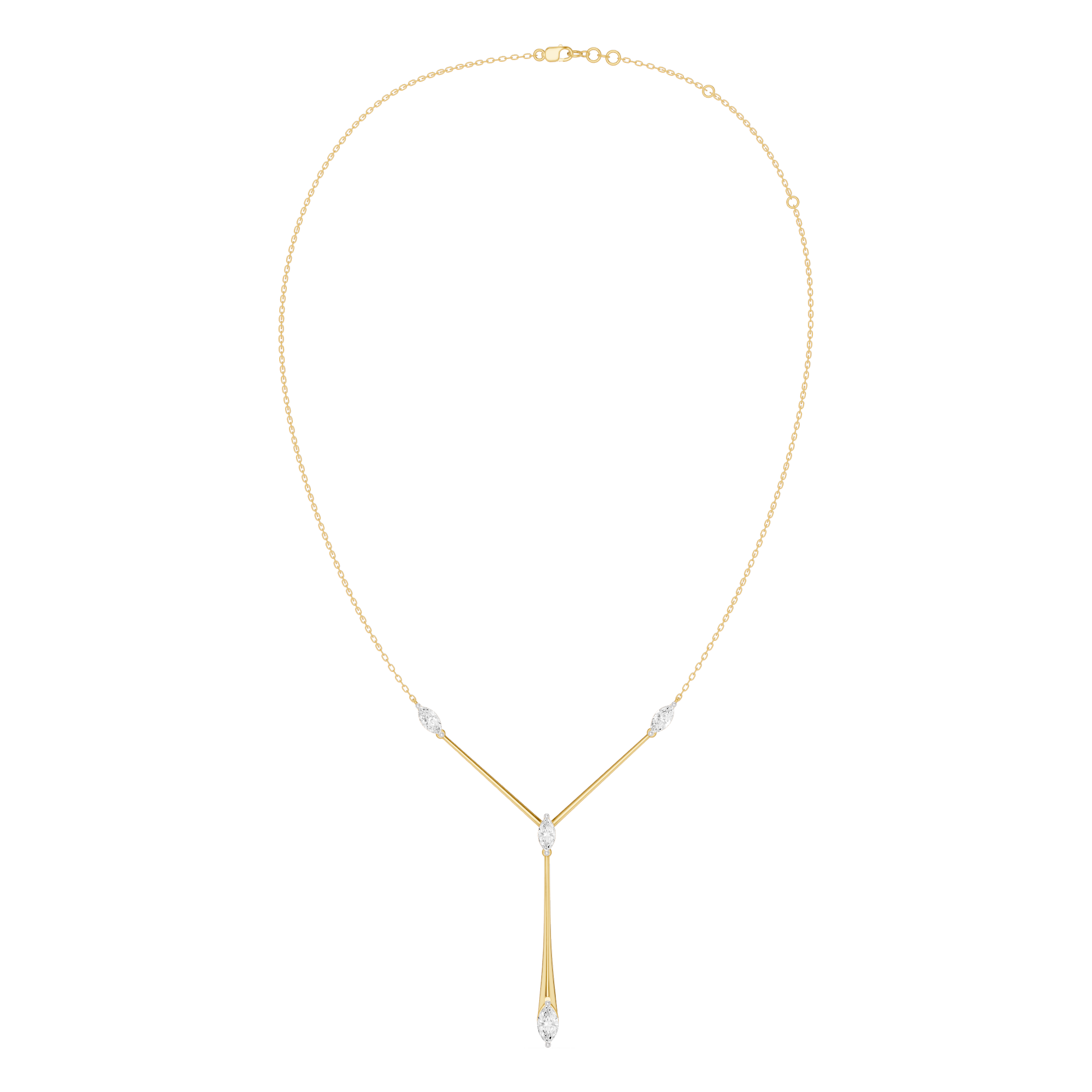 The Zyraelle Marquise Diamond Pendant