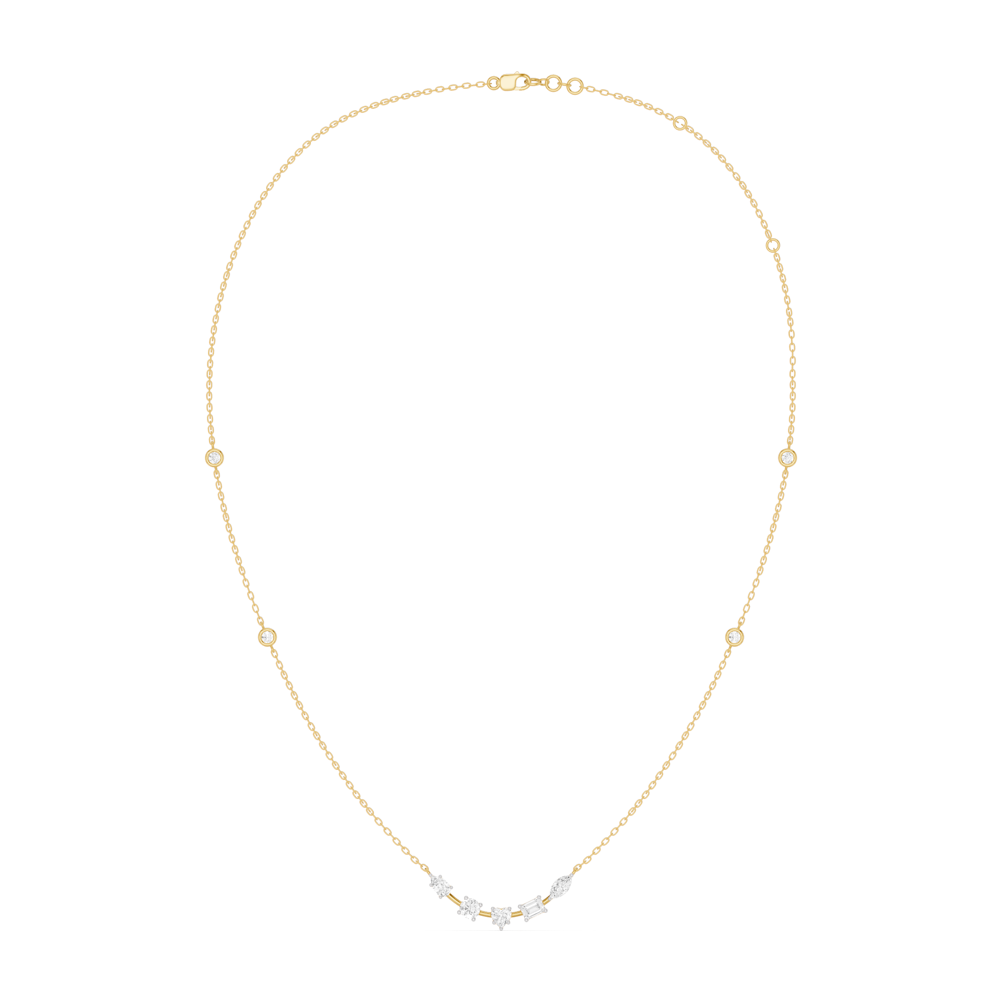 The Asterielle Mosaic Diamond Necklace