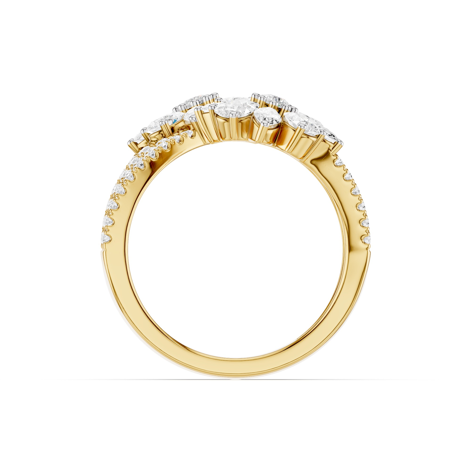 The Aurevine Mosaic Diamond Ring