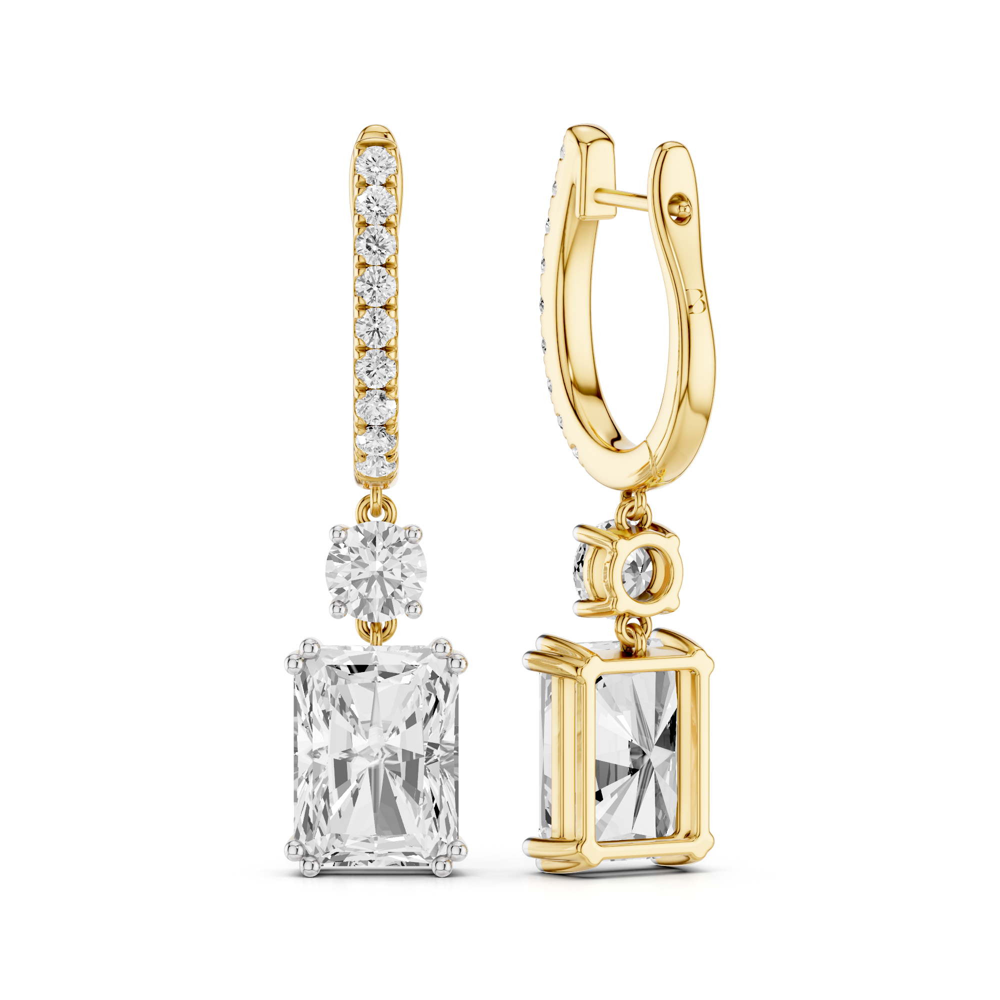 Orlina Lab Grown Diamond Earrings