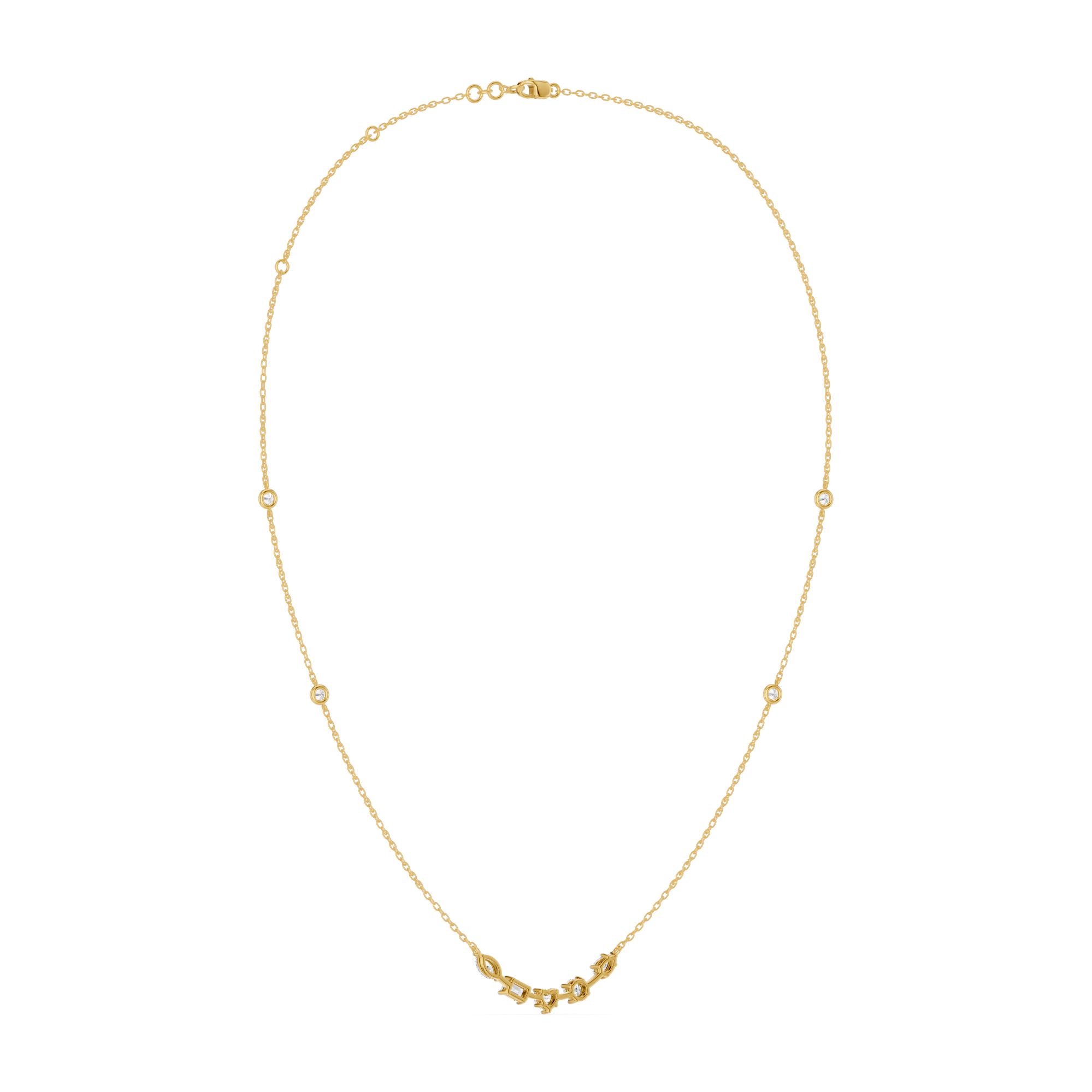 The Asterielle Mosaic Diamond Necklace