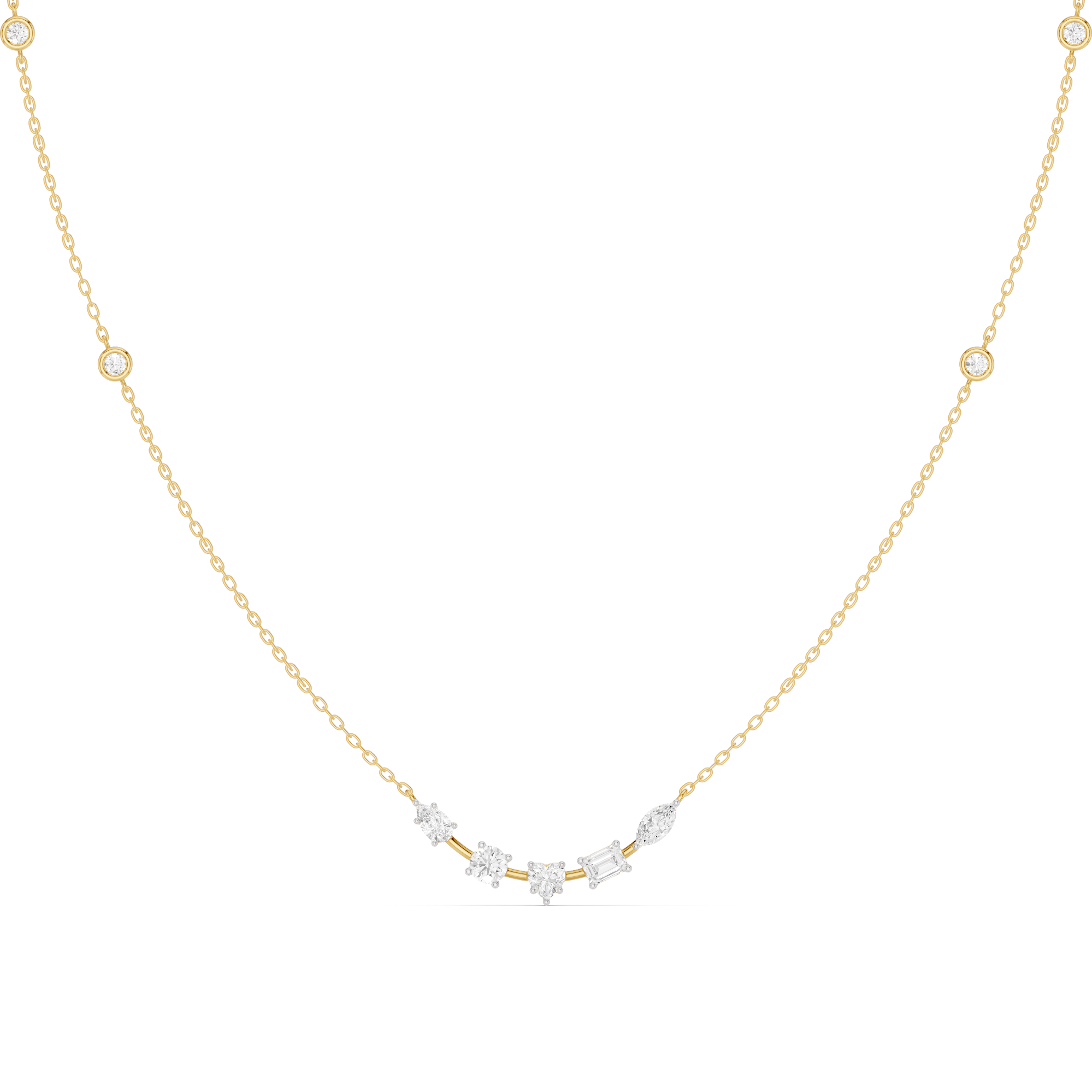 The Asterielle Mosaic Diamond Necklace