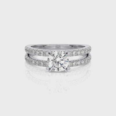 Solitaire Lab Grown Diamond Ring by Blu Diamond 