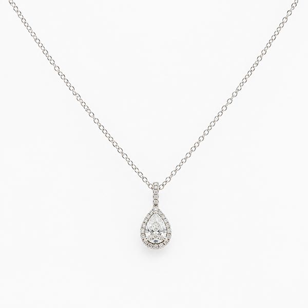 Marais Pear Lab Grown Diamond Pendant