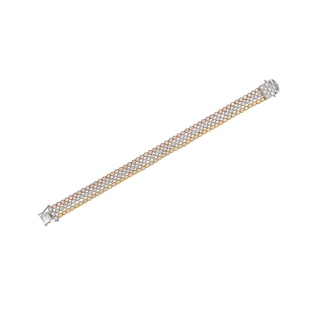 Trinity Glow Lab-Grown Diamond Bracelet