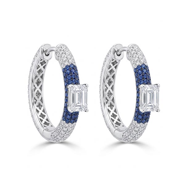 Sorelle Lab Grown Diamond Hoop Earring