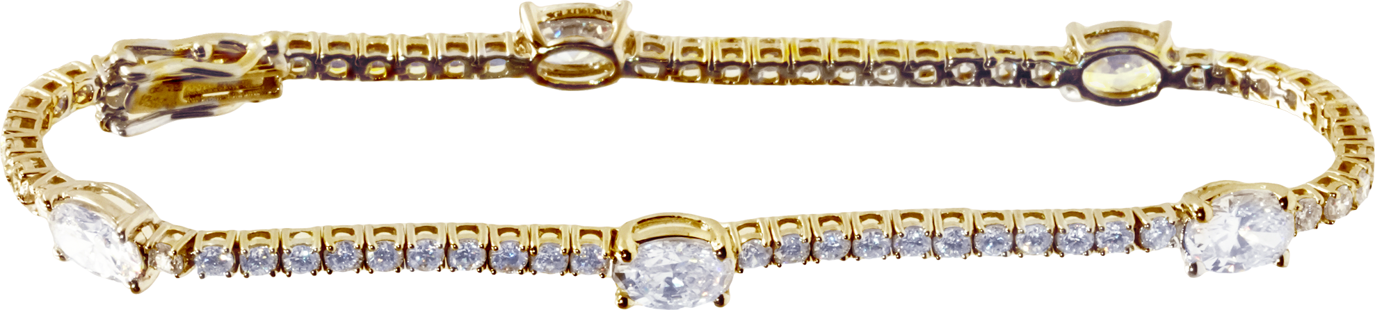 Oval Symphony Diamond Bracelet