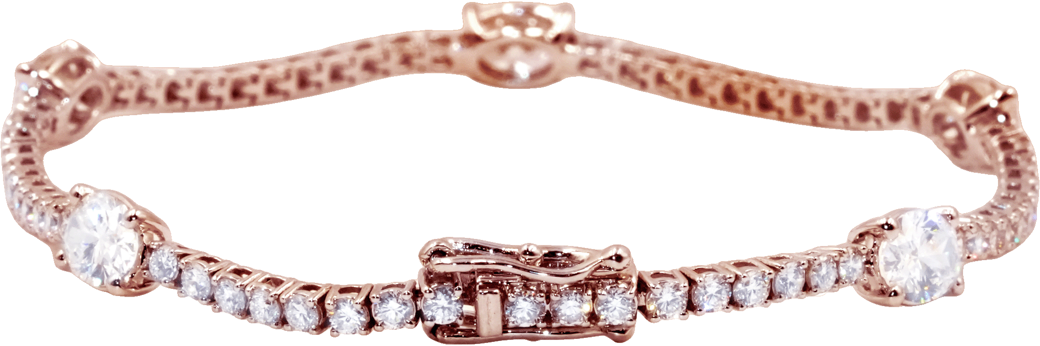Oval Symphony Diamond Bracelet