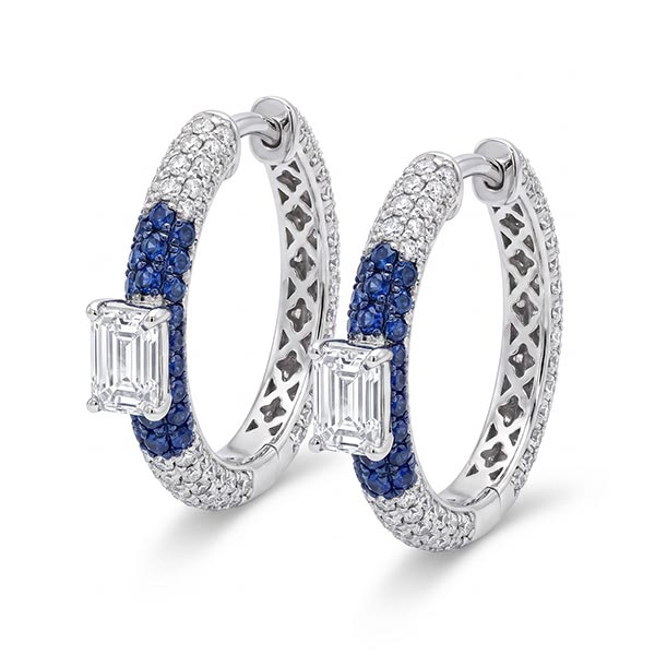 Sorelle Lab Grown Diamond Hoop Earring