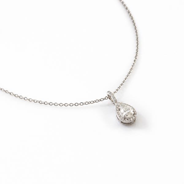 Marais Pear Lab Grown Diamond Pendant