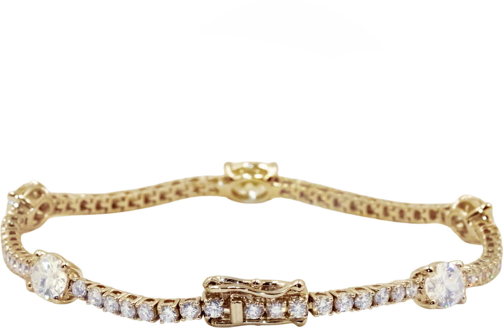 Oval Symphony Diamond Bracelet