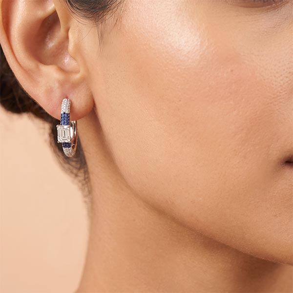 Sorelle Lab Grown Diamond Hoop Earring