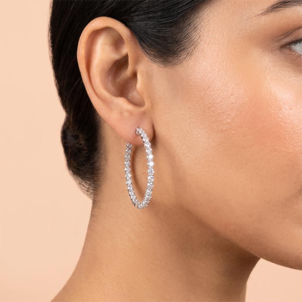 Opulent Orbit Hoops