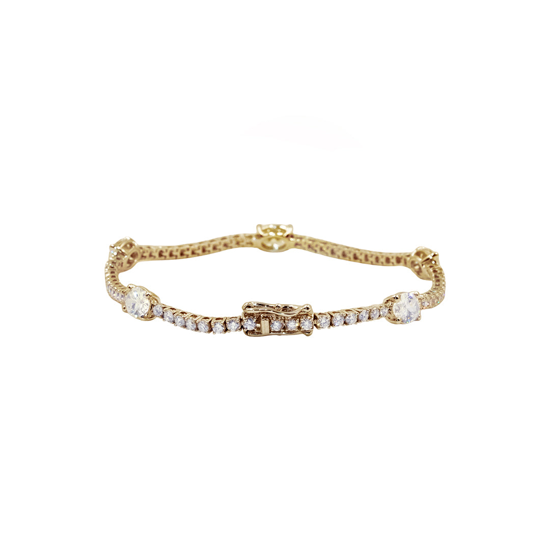 Oval Symphony Diamond Bracelet